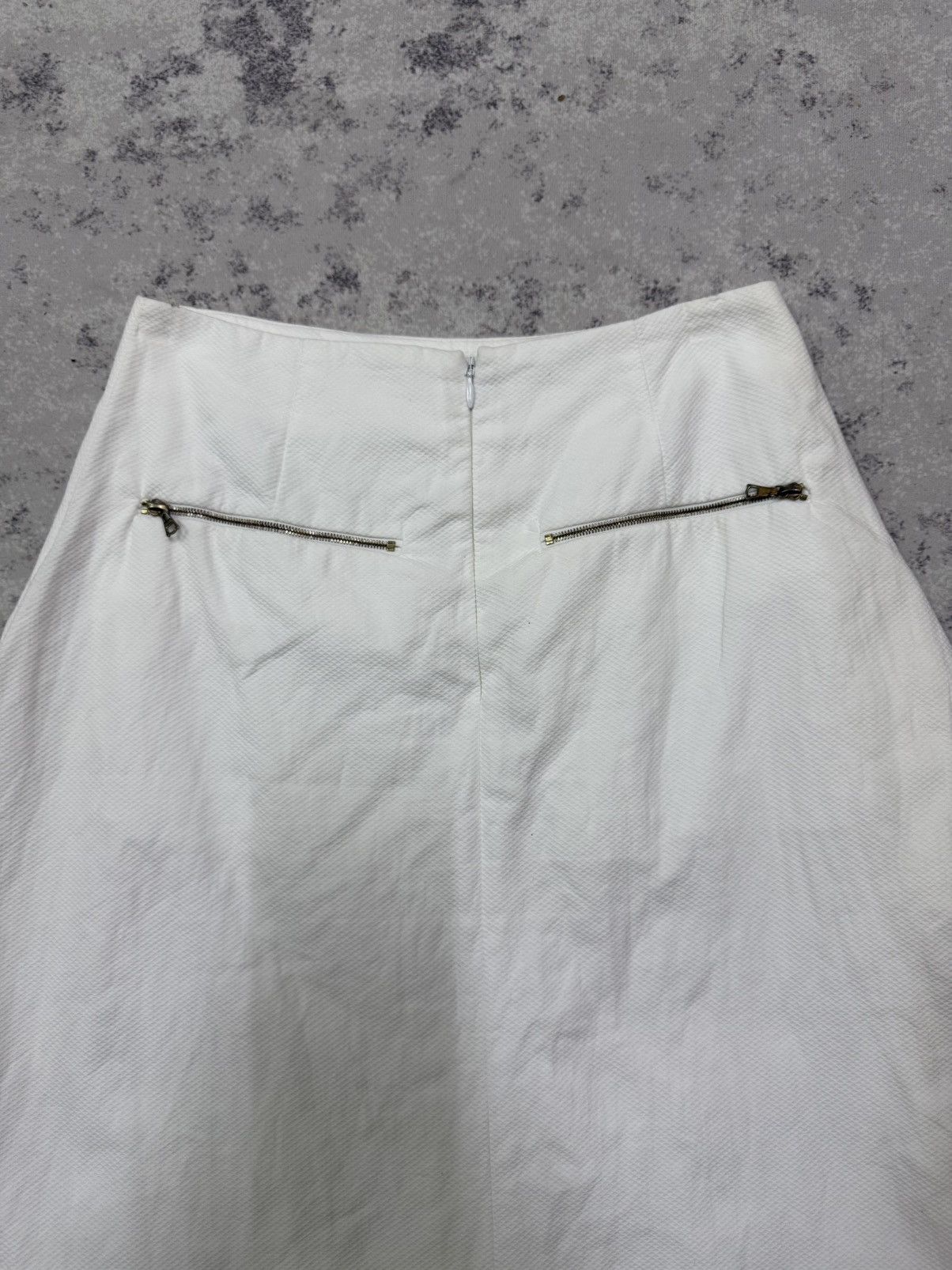 Acne Studios Acne Studios Piana Pique SS15 Midi Skirt Double Breasted Size 26" / US 2 / IT 38 - 6 Thumbnail