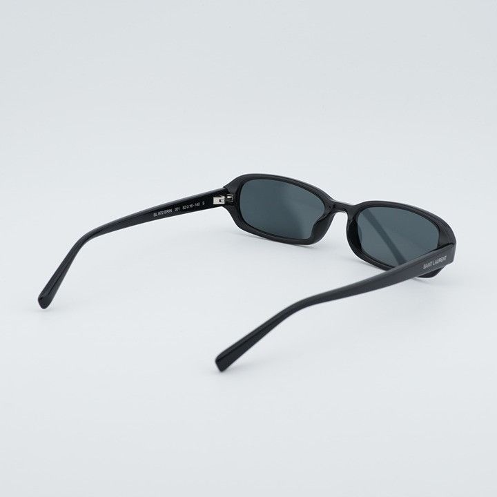 Saint Laurent Paris Saint Laurent SL872 ERIN 001 Sunglasses Black Rectangle Fram Size ONE SIZE - 4 Thumbnail