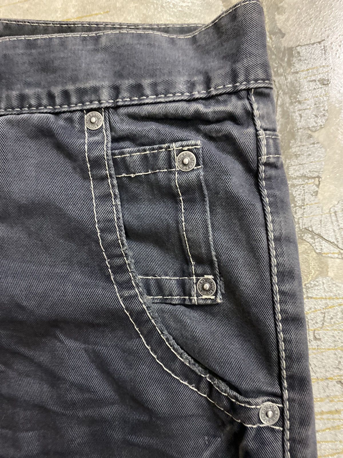 Neil Barrett SS1999 NEIL BARRETT Mud wash distressed denim Size US 33 - 7 Thumbnail