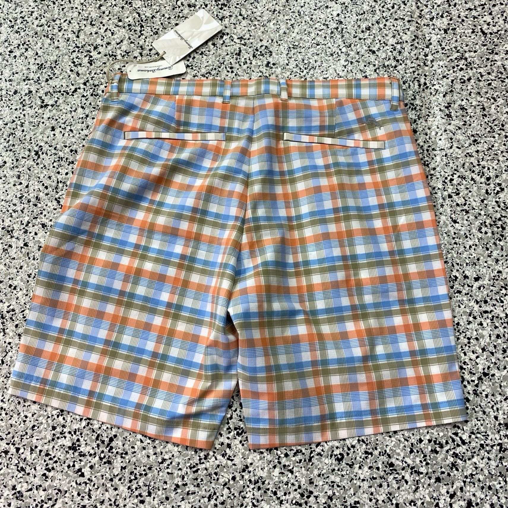 Tommy Bahama Tommy Bahama Shorts Mens 34 Chip Shot Caddie Plaid 9” Stretch Beach NWT Size US 34 / EU 50 - 5 Thumbnail