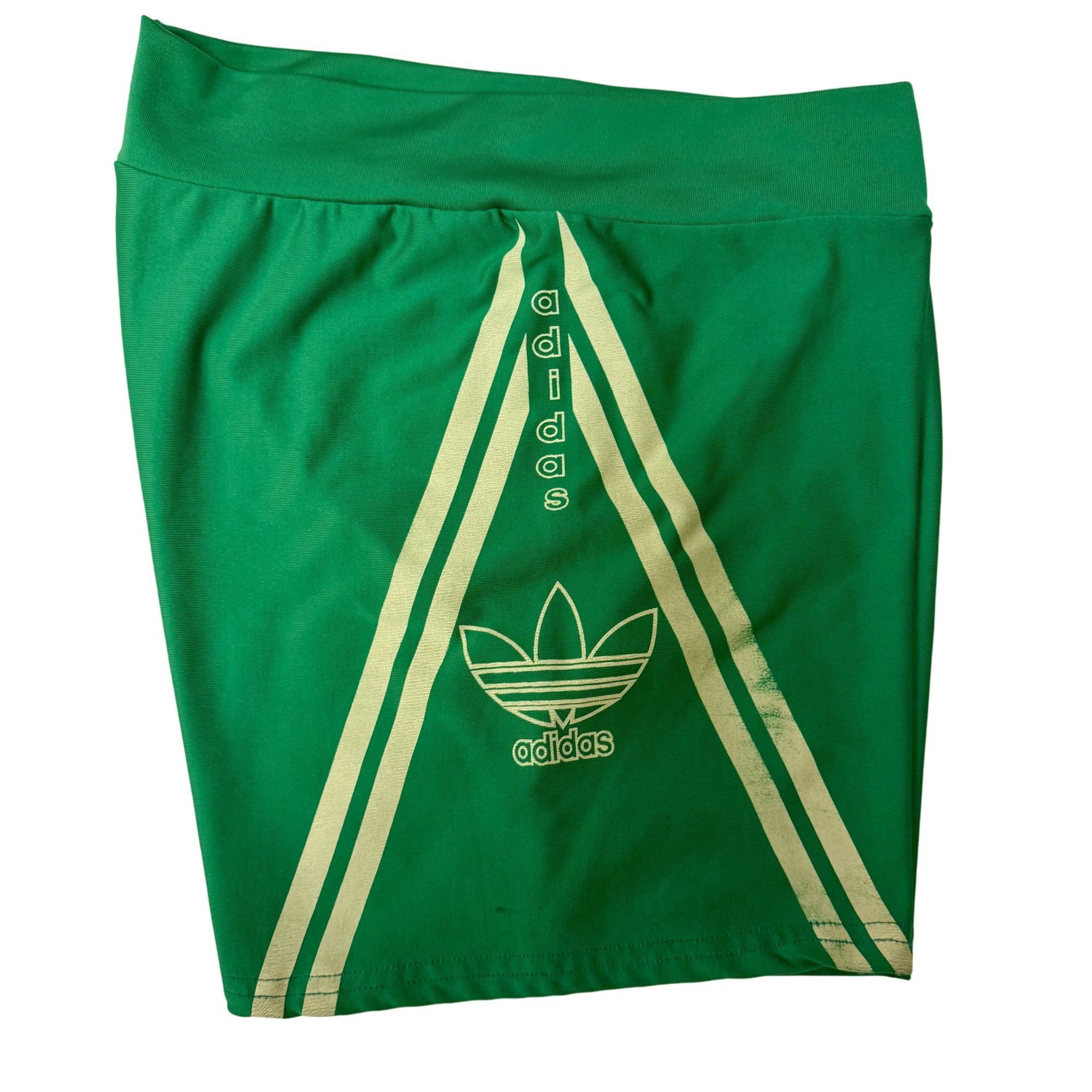 Adidas 80's Adidas SHINY Spandex Sprinter Workout SPELLOUT TREFOIL Size 25" / US 0 / IT 36 - 5 Thumbnail