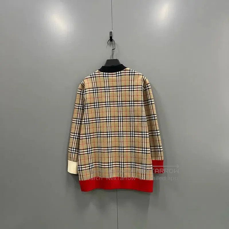 Burberry Burberry Beige Wool Long Cardigan for Men. Size US XL / EU 56 / 4 - 3 Thumbnail