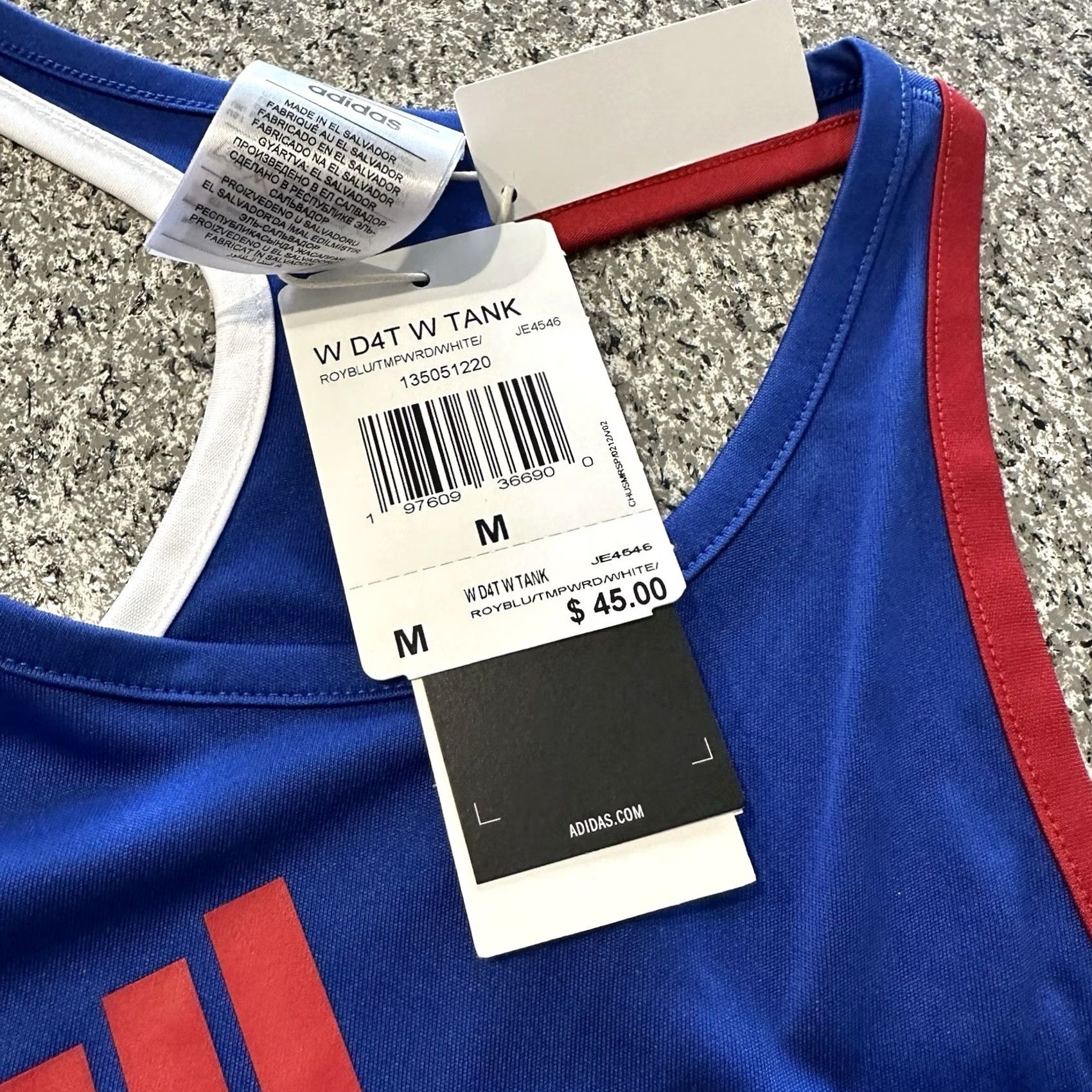 Adidas Adidas Tank Top - Kansas Jayhawks Blue Sleeveless Shirt Women's M Size M / US 6-8 / IT 42-44 - 3 Thumbnail