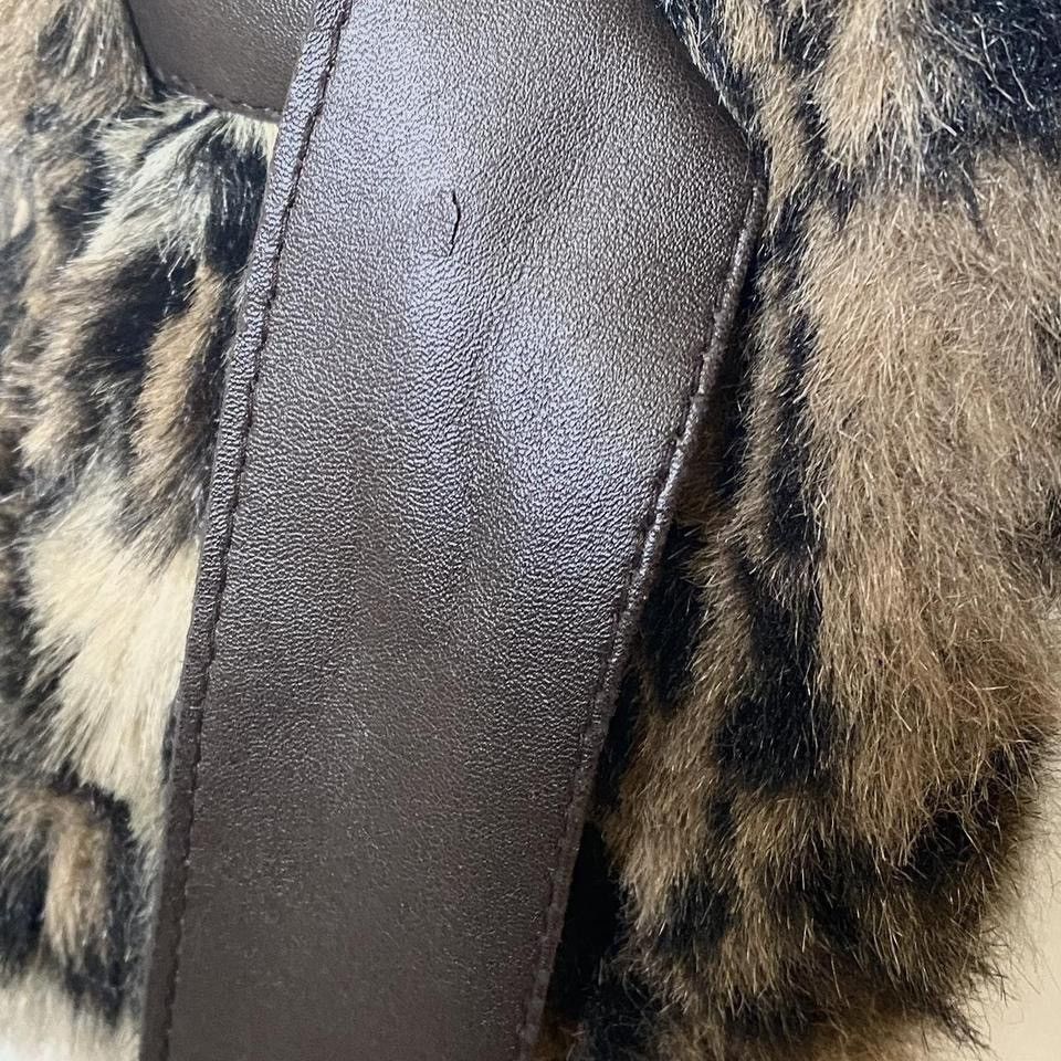 Vintage Beautiful leopard vintage faux fur coat with Size S / US 4 / IT 40 - 6 Thumbnail