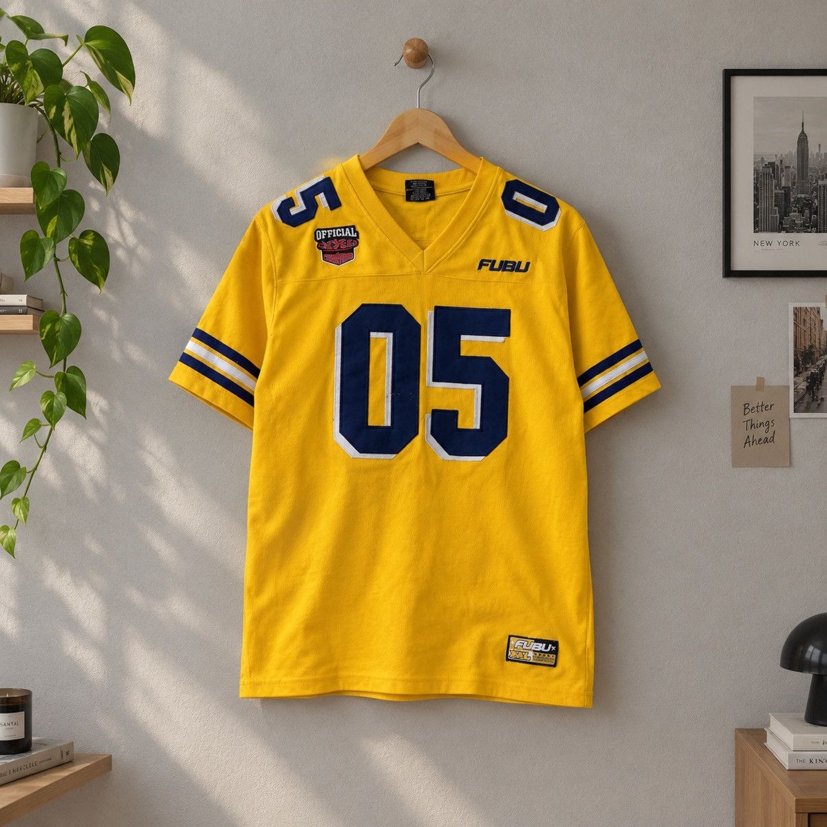 Fubu Yellow 05 Jersey | Grailed