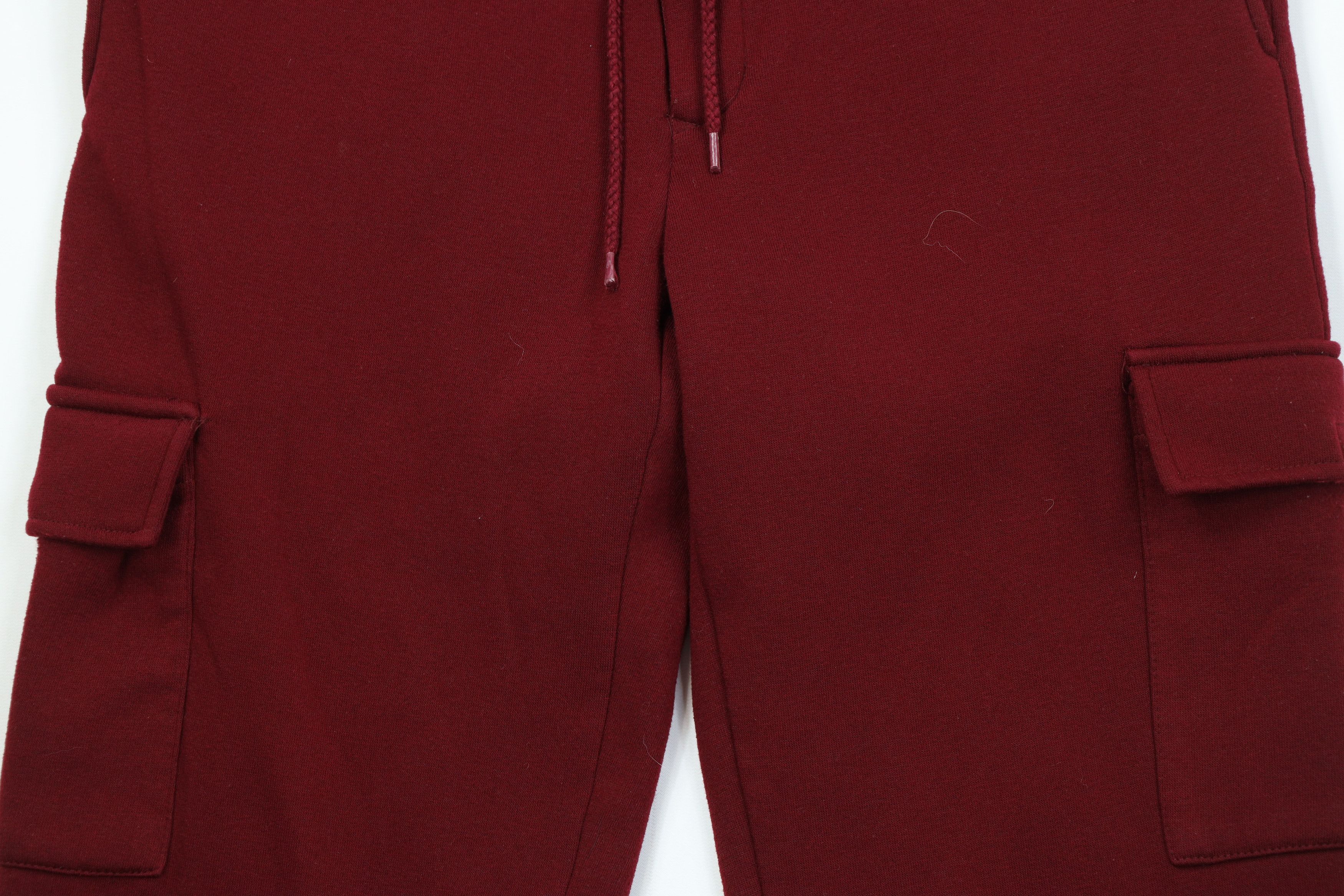 Vintage Vintage 90s Streetwear Wide Leg Cargo Sweatpants Pants Red Size US 34 / EU 50 - 3 Thumbnail