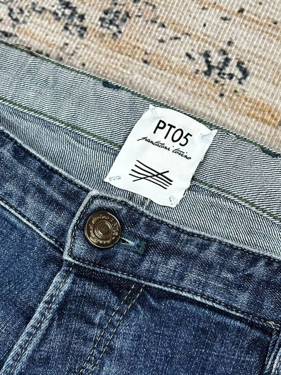 PT Torino Pt01 PT05 Torino Blue Ripped Italian Denim Jeans Pants Size US 38 / EU 54 - 6 Thumbnail