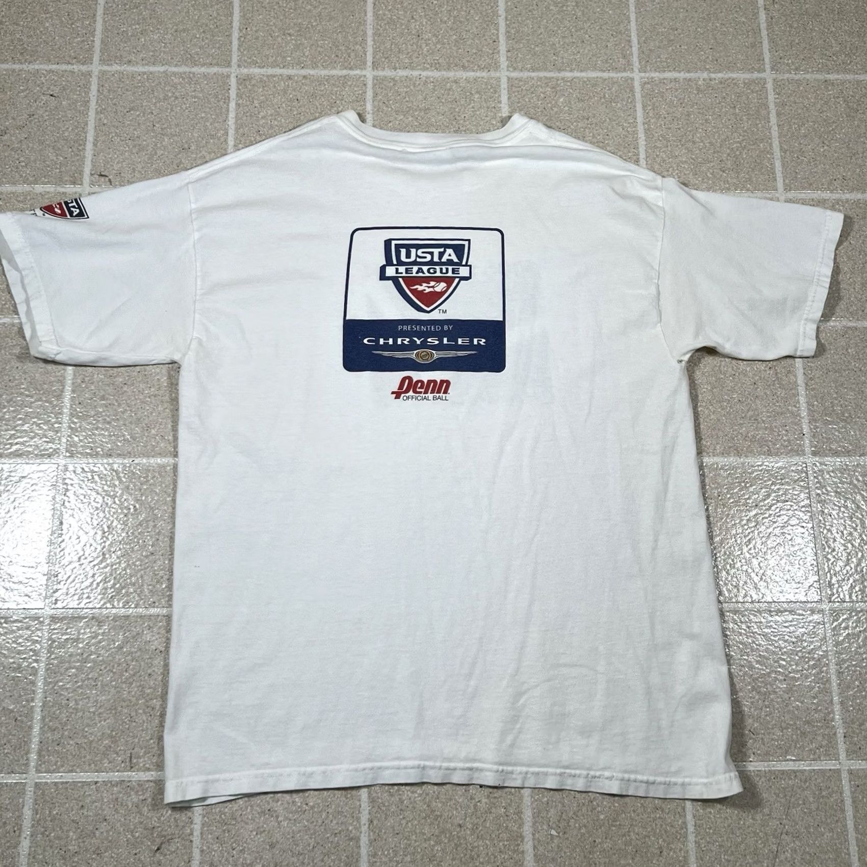 Vintage VINTAGE USTA T-Shirt White L Men 2006 Sectional Championship Graphic Tee Size L Size US L / EU 52-54 / 3 - 3 Thumbnail