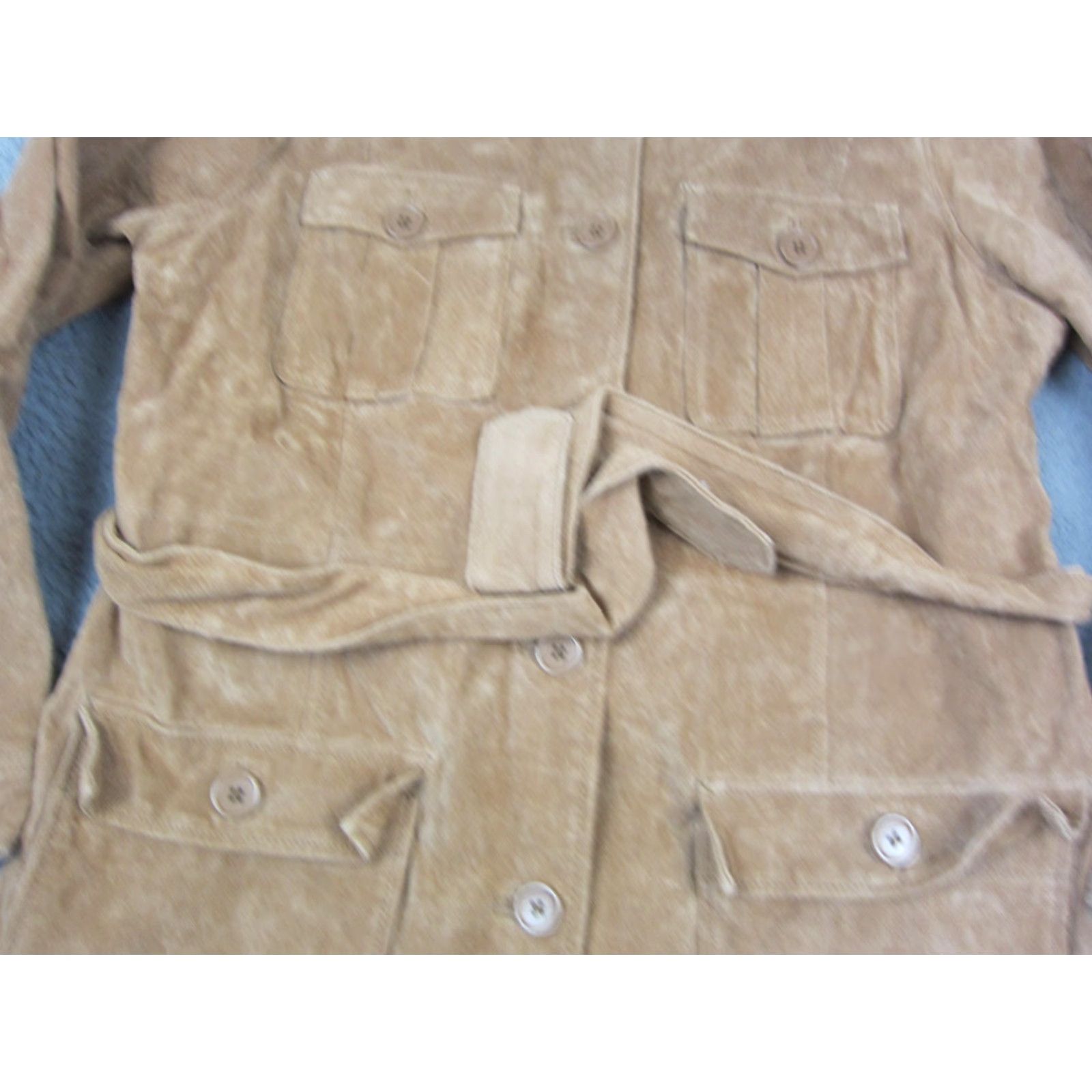 Vintage VINTAGE Relativity Leather Jacket Womens L Brown Belted Classic 90s City Casual Workwear Outerwear Jacket Women/Large Brown Leather Belted Size L / US 10 / IT 46 - 4 Thumbnail
