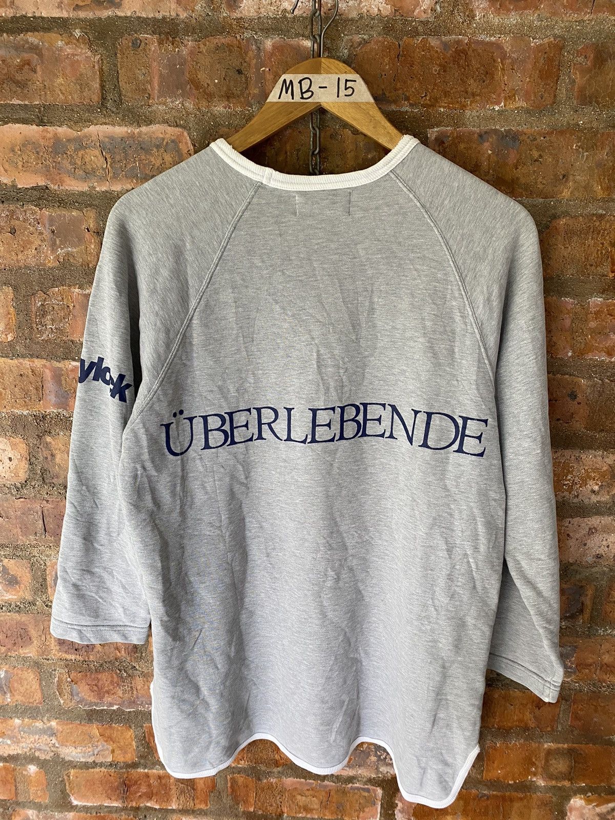 Devilock 1990s Devilock Uberlebende “survivor” German sweatshirt Size US L / EU 52-54 / 3 - 7 Thumbnail