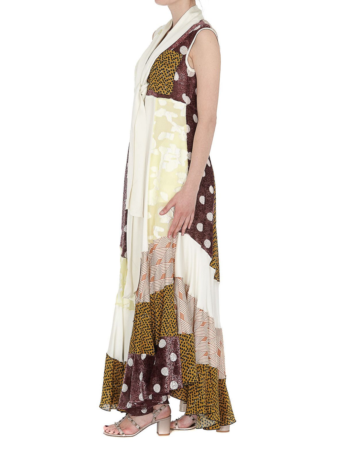 Golden Goose o1y0725 Maxi Dress in Multicolor Size S / US 4 / IT 40 - 2 Thumbnail