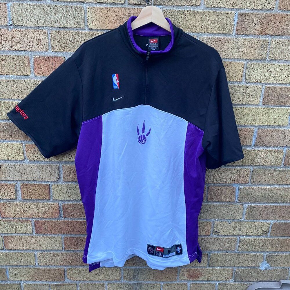 Nike × Vintage Vintage 1999 Nike Toronto Raptors Team NBA Basketball Warmu Size US M / EU 48-50 / 2 - 3 Thumbnail