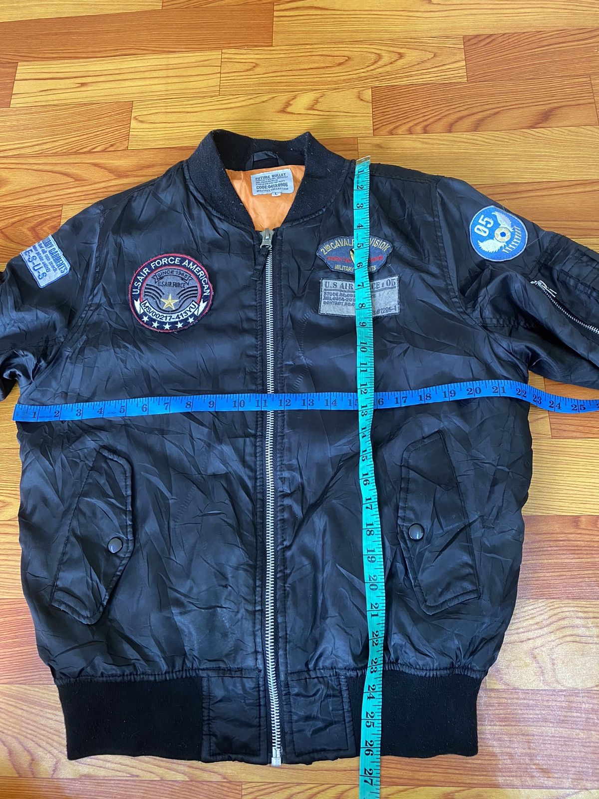 Vintage Us Air Force Bomber Flight Jacket Size US L / EU 52-54 / 3 - 13 Thumbnail