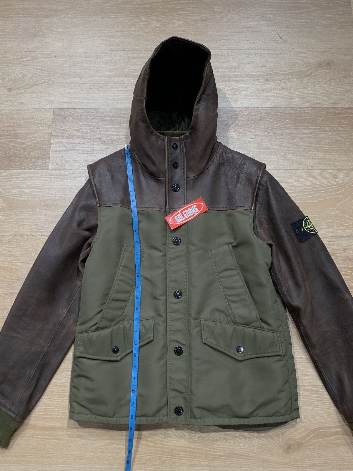 Designer × Stone Island Stone island 30th anniversary leather vest jacket Size US S / EU 44-46 / 1 - 7 Thumbnail