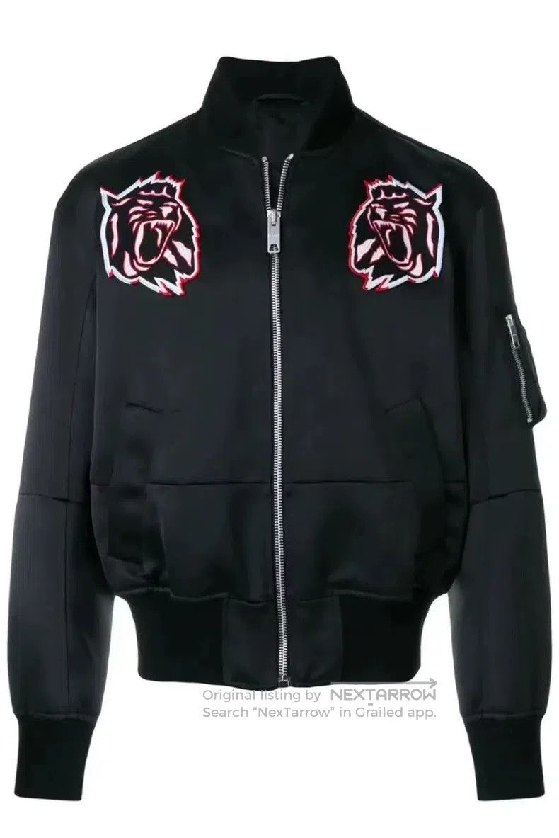 Versace Versace Fall/Winter Men's Tiger Head Appliqué Aviator Cott Size US L / EU 52-54 / 3 - 3 Thumbnail