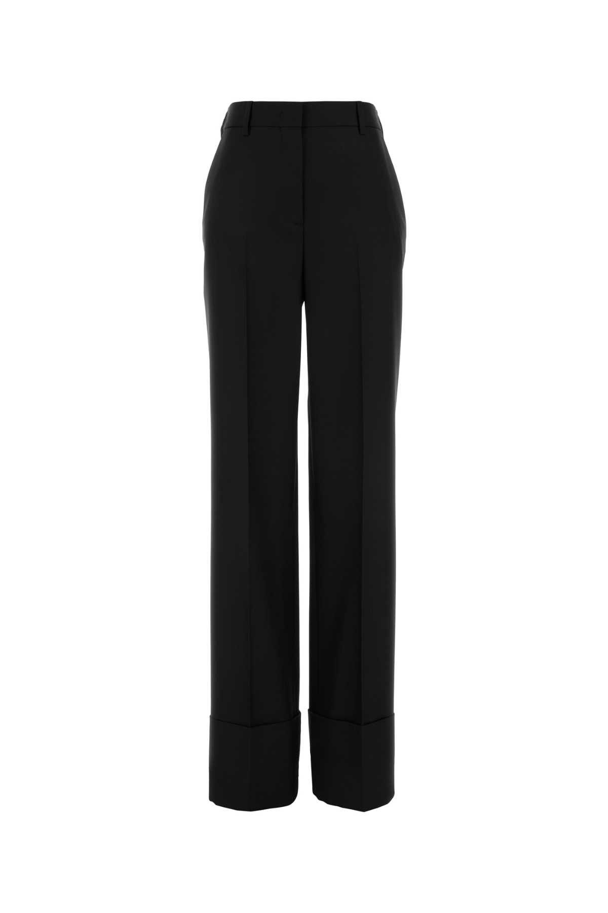 Valentino Black Wool Pant Size 28" / US 6 / IT 42 - 1 Thumbnail