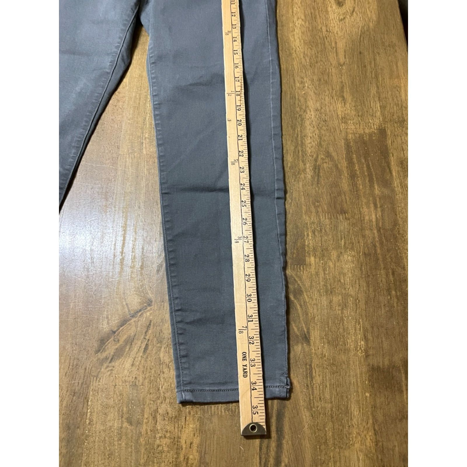Vintage Knox Rose Jeans, Women's Size 8, Gray, Straight Leg, Pockets, Regular Fit, Inseam 26.5 in, Jeans Size 30" / US 8 / IT 44 - 3 Thumbnail