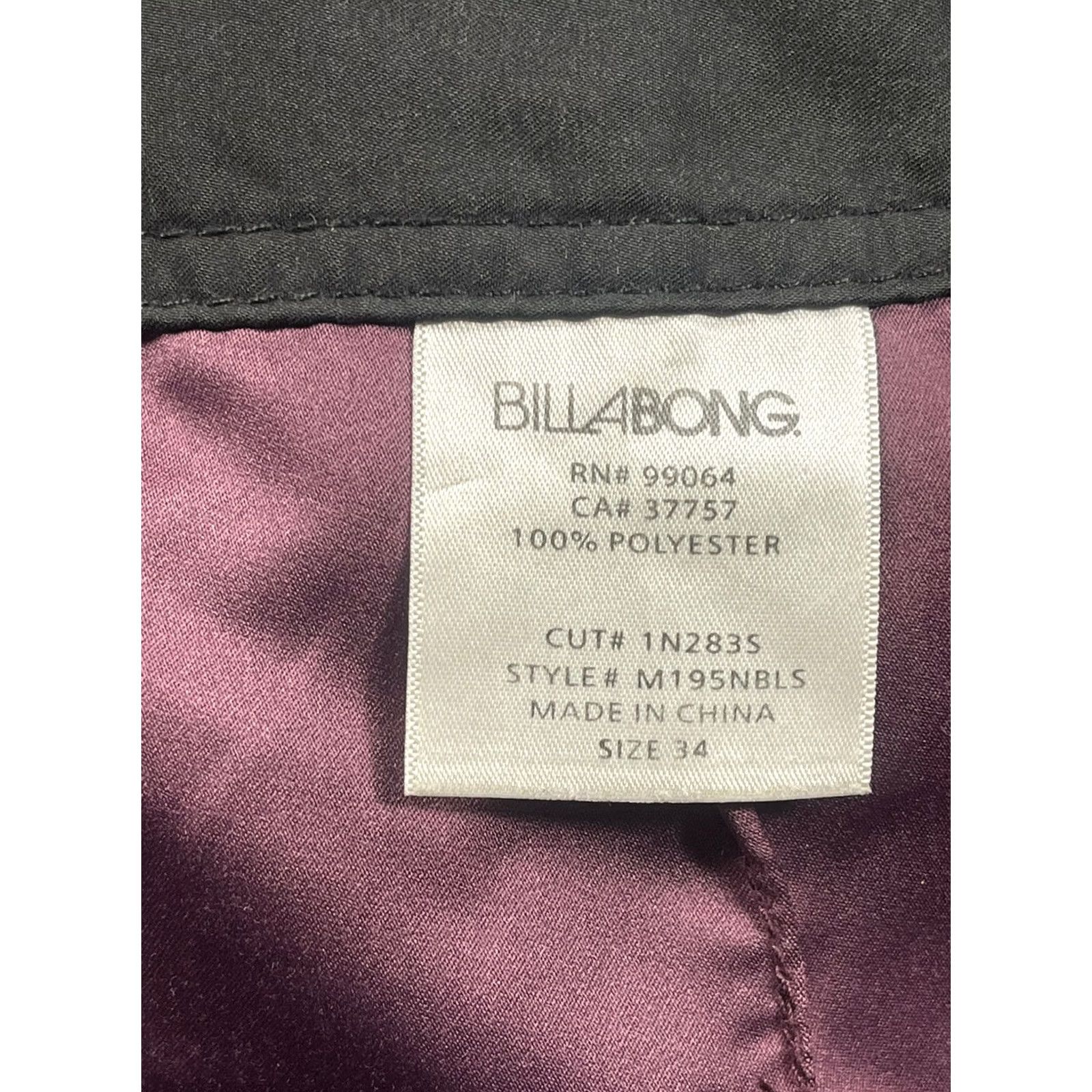 Billabong Billabong Shorts Men’s Size 34 Gray White Swim Trunks Athletic Summer Polyester Mens Bottom Trunks Size US 34 / EU 50 - 7 Thumbnail