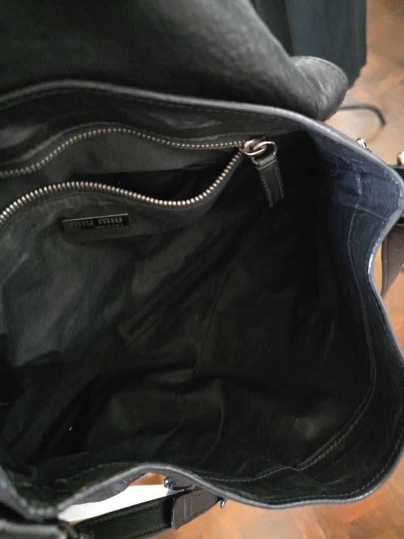 Miu Miu Miu Miu fall 2004 Lambskin Motorcycle Bag Size ONE SIZE - 10 Thumbnail