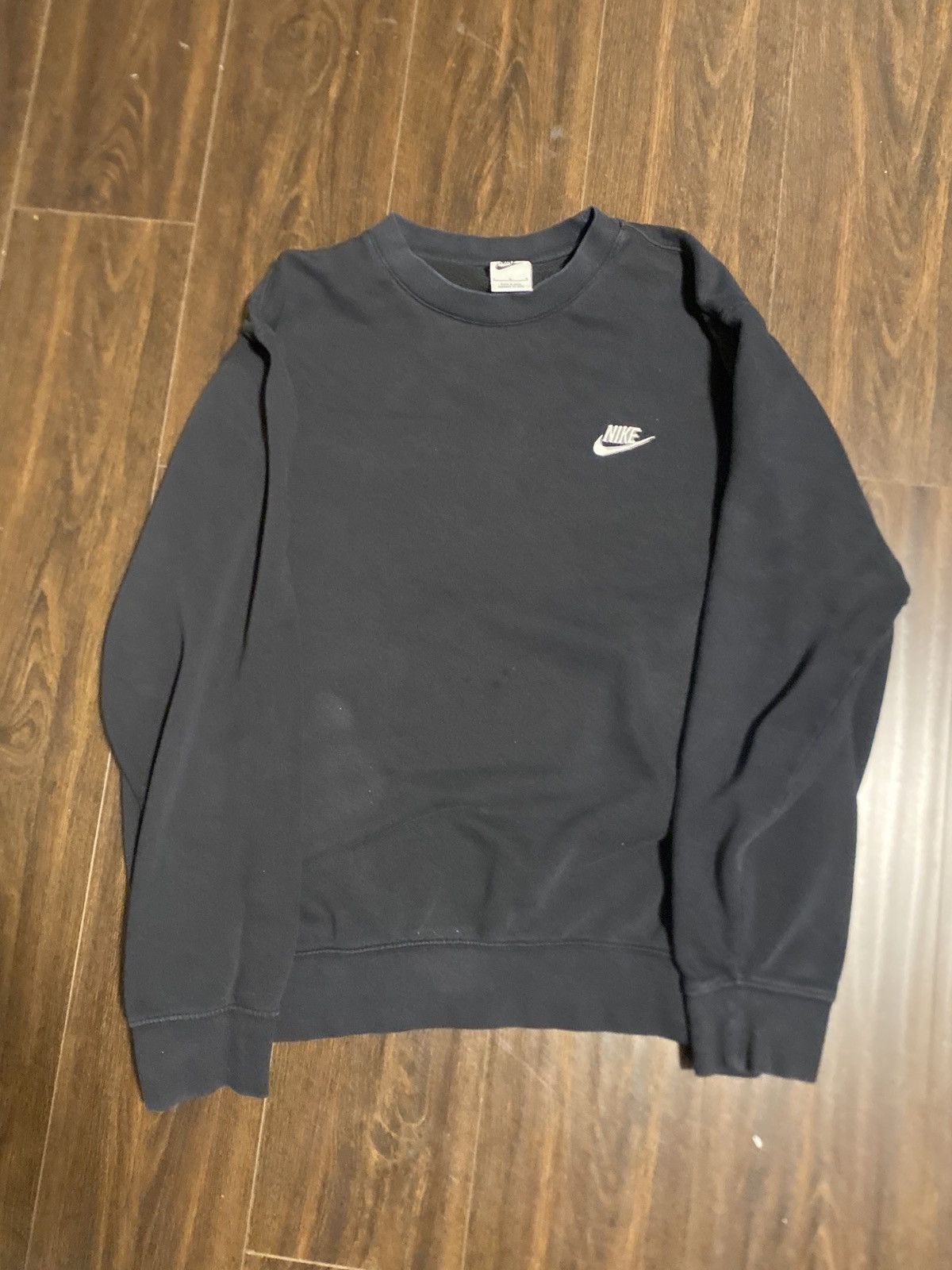 Nike Black Nike Crewneck Size US L / EU 52-54 / 3 - 1 Thumbnail