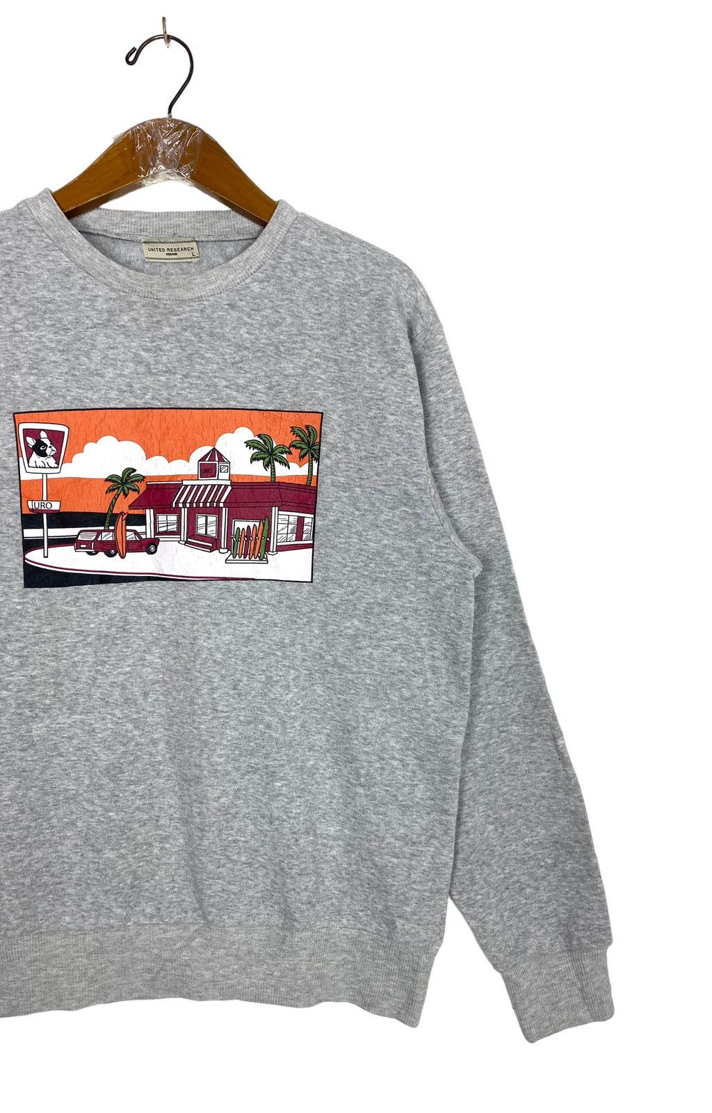 Japanese Brand Rare‼️ United Research Homme Sweatshirt Big Logo Size US S / EU 44-46 / 1 - 3 Thumbnail