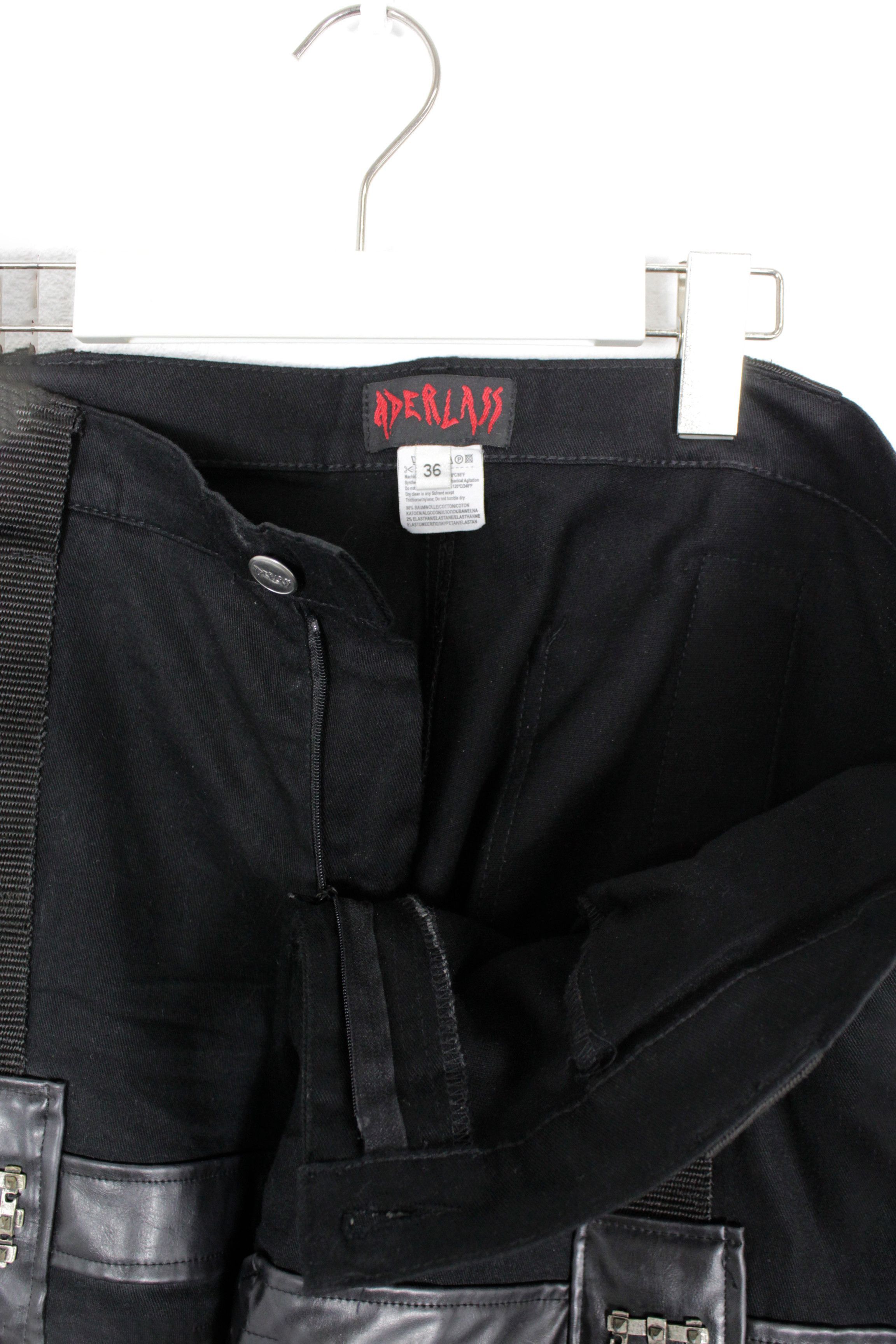 Japanese Brand Y2K Aderlass Baggy Parachute Bondage Gothic Pants CYber Size US 36 / EU 52 - 9 Thumbnail