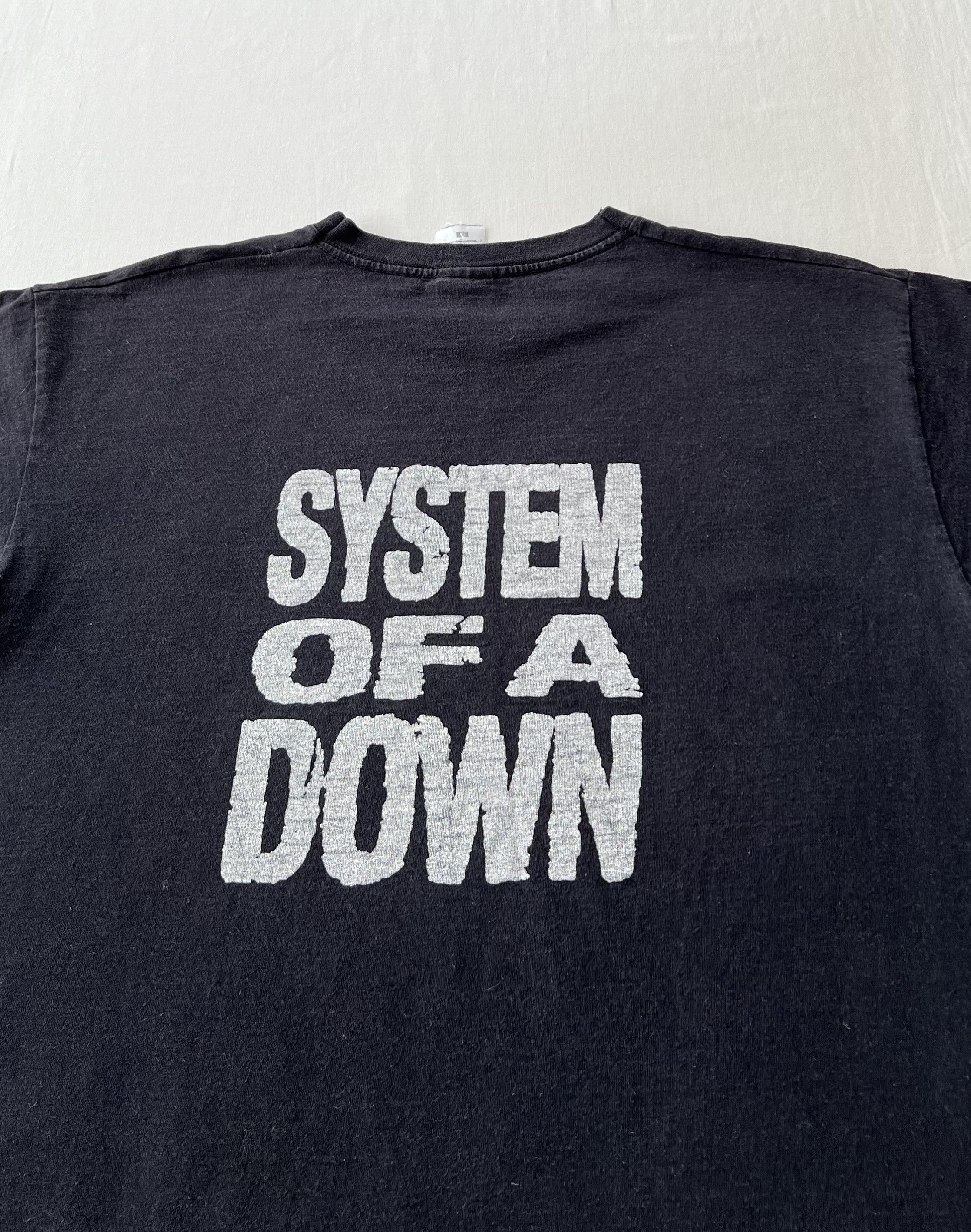 Band Tees Vintage 2000s System of a Down Toxicity Black T-shirt Size US M / EU 48-50 / 2 - 13 Thumbnail