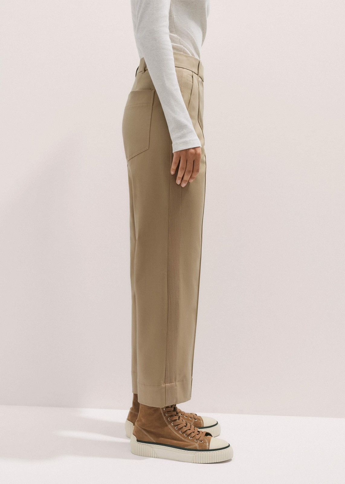 ME+EM ME+EM side stripe slim crop pant Size 30" / US 8 / IT 44 - 3 Thumbnail