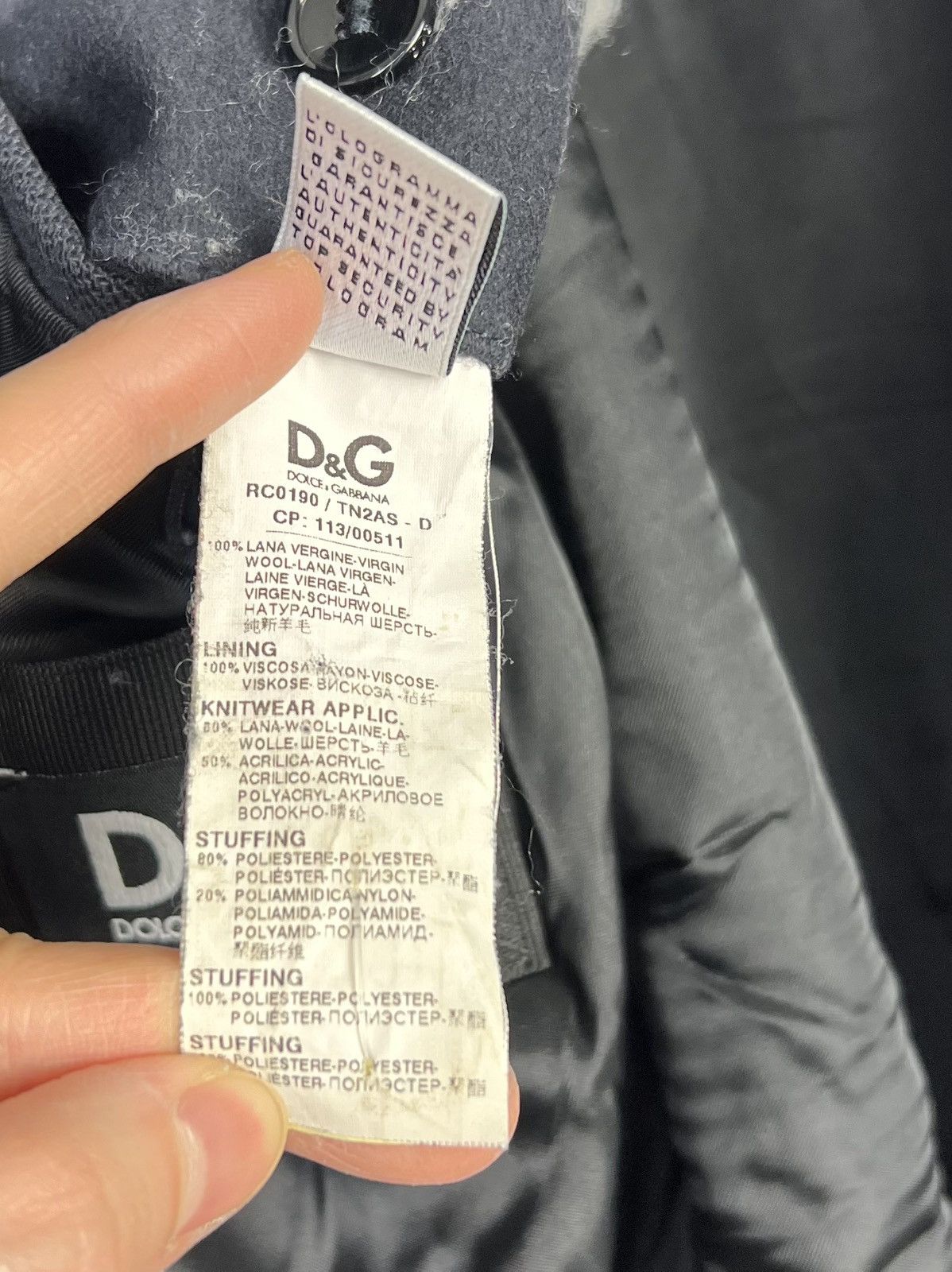 Dolce & Gabbana Double-Breasted Wool Coat by Dolce & Gabbana Size US L / EU 52-54 / 3 - 5 Thumbnail