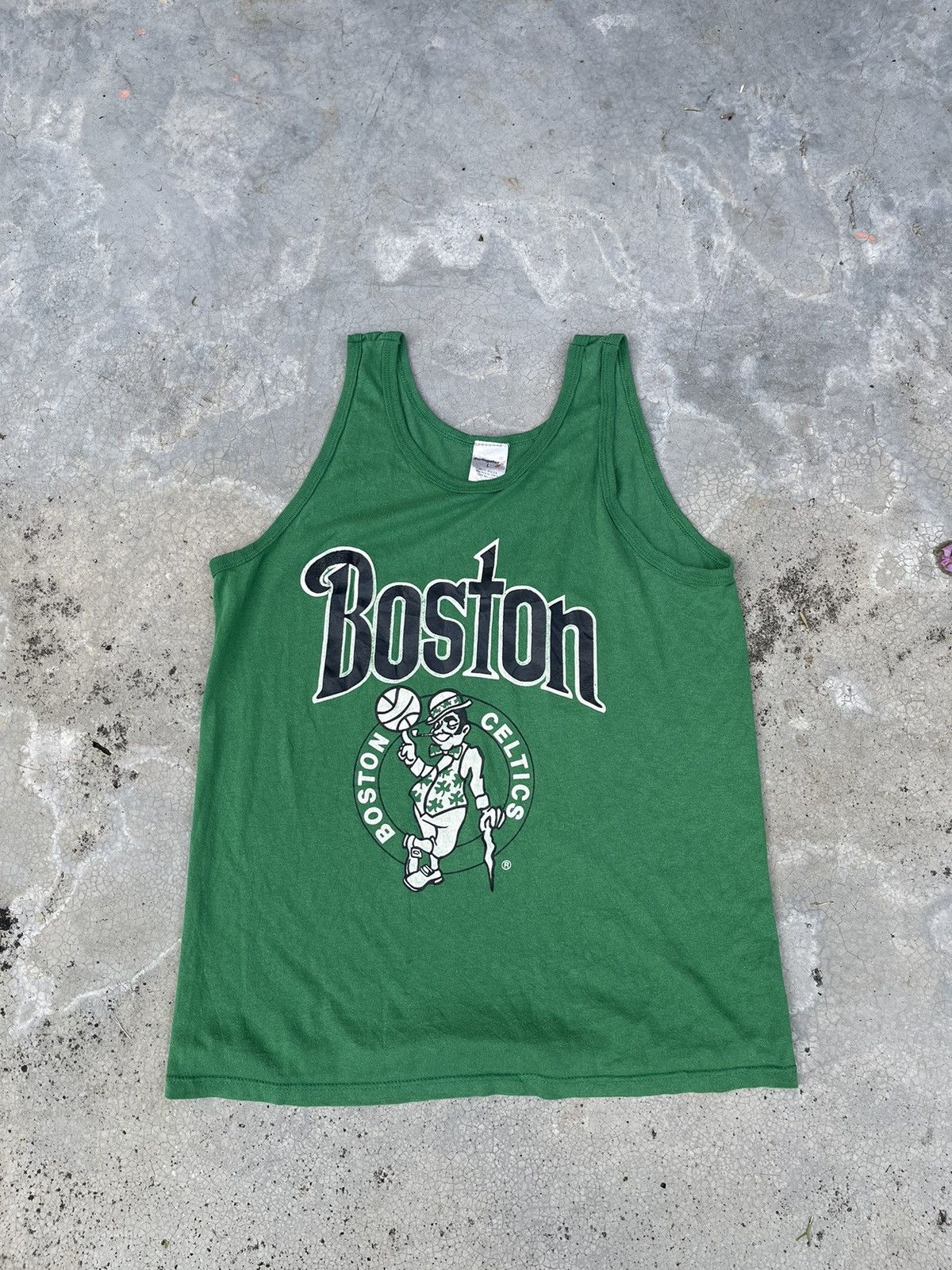 NBA × Sports Specialties × Vintage Vintage 80’s NBA Boston Celtics Tank Top L Made in USA Size US L / EU 52-54 / 3 - 1 Thumbnail
