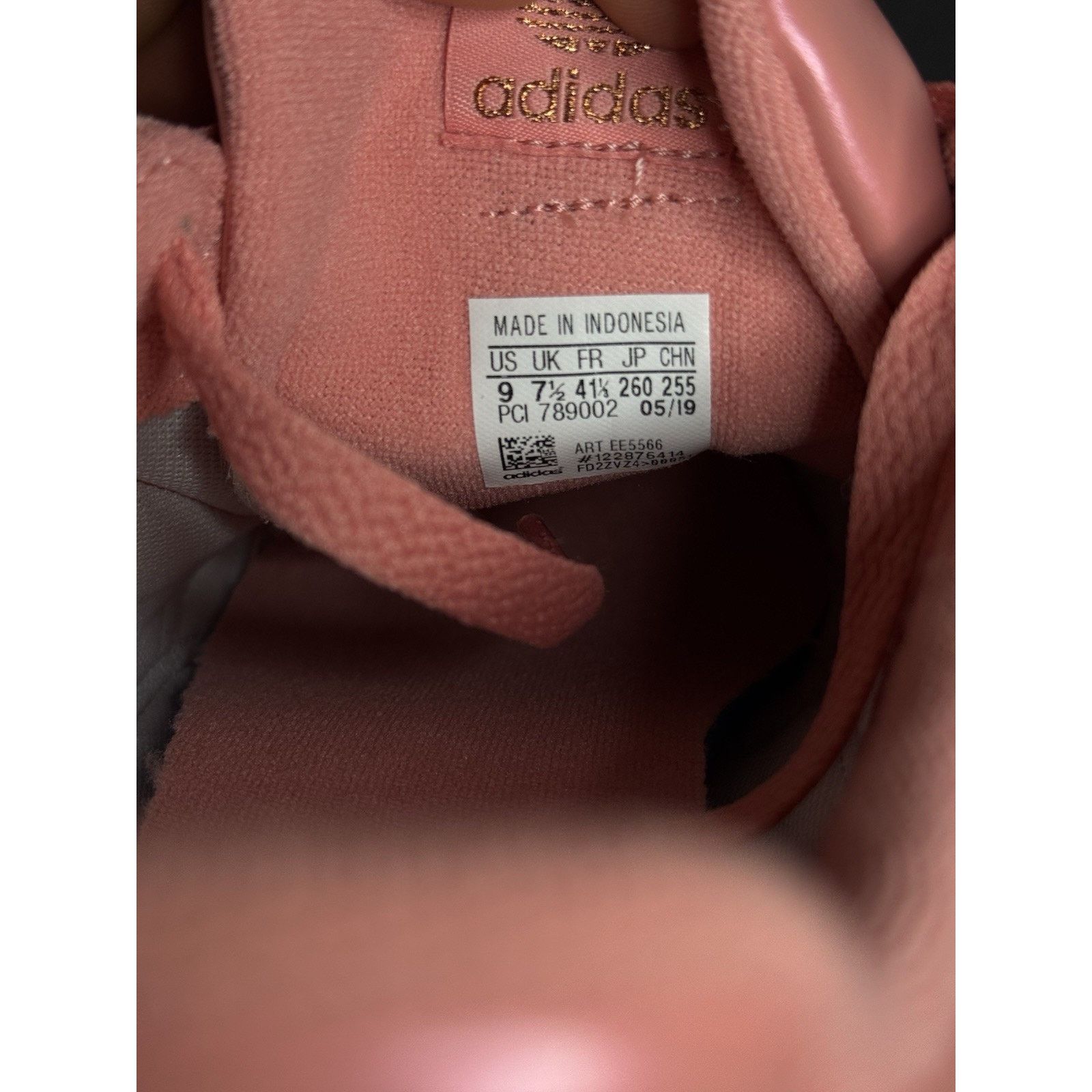 Adidas Adidas Womens Pink Metalic Leather Athletic Shoes Size 9 Size US 9 / IT 39 - 7 Thumbnail