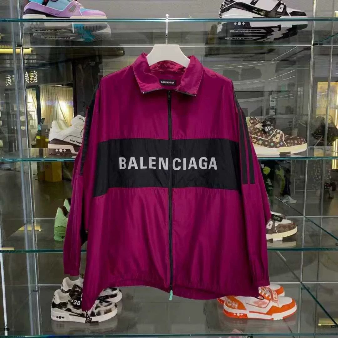 Balenciaga Balenciaga Letter Print Colorblock School Jacket Size US S / EU 44-46 / 1 - 1 Thumbnail