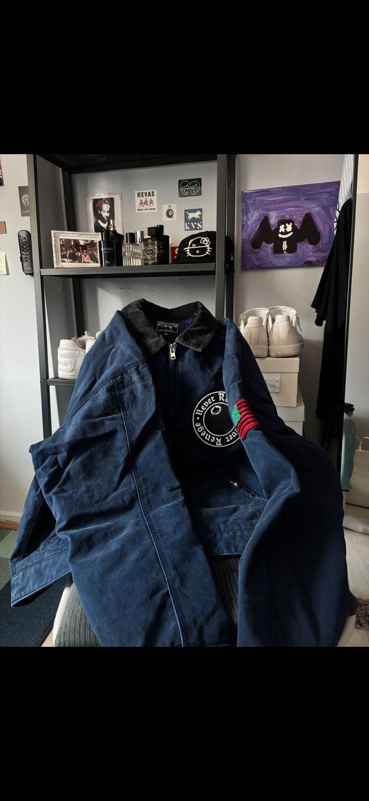 DENIM TEARS × Stussy Stussy Denim Tears Work Jacket BNWT Size US L / EU 52-54 / 3 - 1 Thumbnail