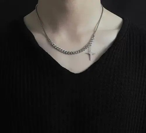Japanese Brand Retro punk necklace Size ONE SIZE - 1 Thumbnail
