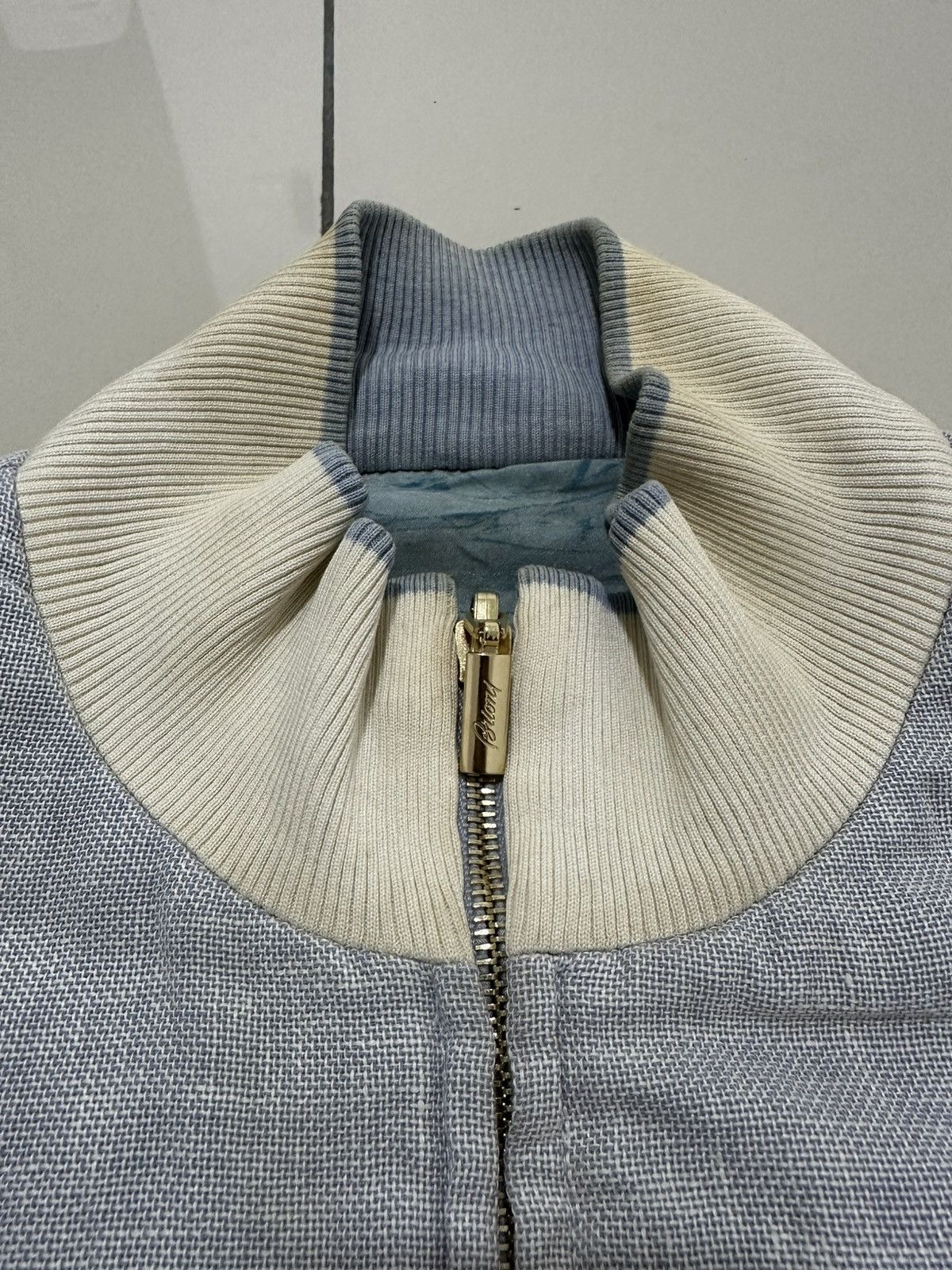 Brioni Brioni Luxury Bomber Jacket Style Reversible Design Size US L / EU 52-54 / 3 - 6 Thumbnail