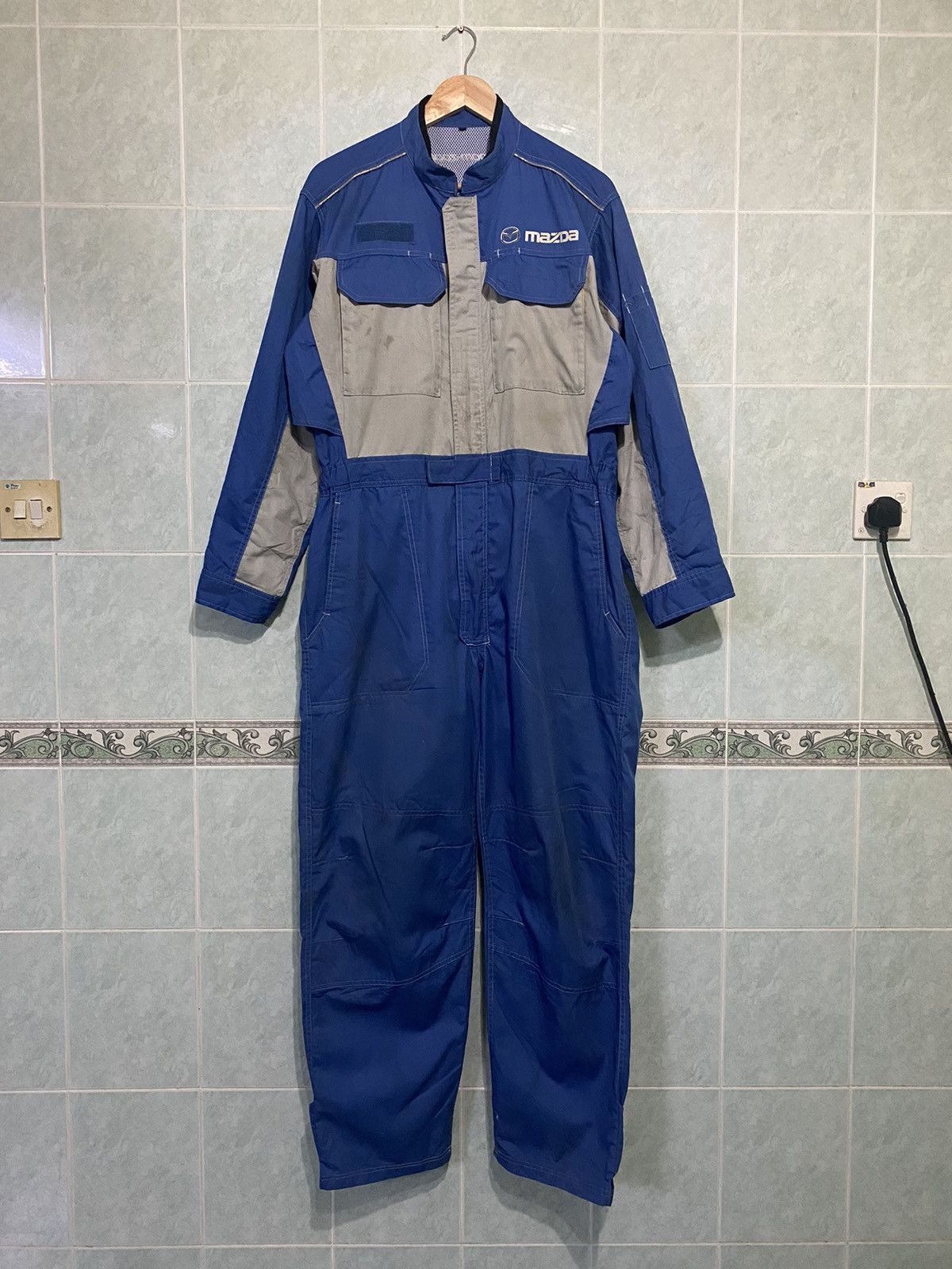 Gear for Sports × Vintage VINTAGE MAZDA WORKWEAR OVERALL RACING JACKET Size US L / EU 52-54 / 3 - 2 Thumbnail