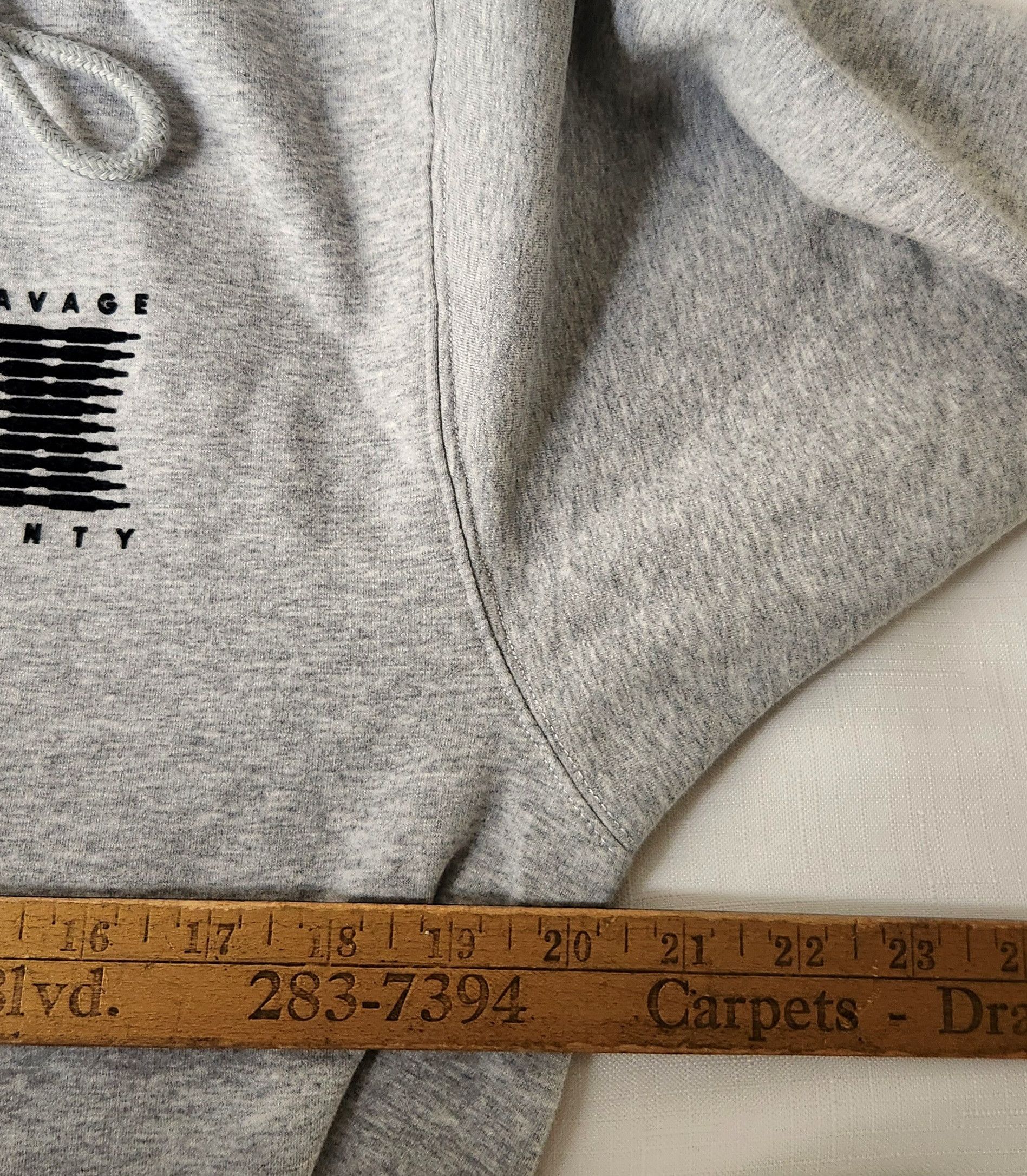 Fenty × Rihanna Savage X Fenty Jumpsuit Women SZ Large Gray Hooded Forever Size 32" / US 10 / IT 46 - 10 Thumbnail