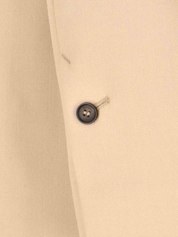 Salvatore Ferragamo o1y0326 Blazer in Beige Size S / US 4 / IT 40 - 5 Thumbnail