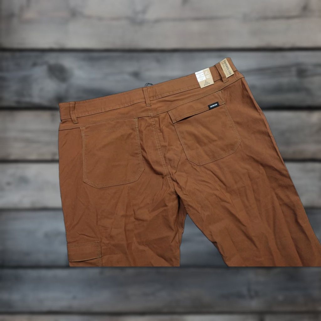 Prana prAna Stretch Zion Slim Pant II Men 38x34 Brown Hiking Travel Khakis Outdoor NWT Size US 38 / EU 54 - 1 Thumbnail