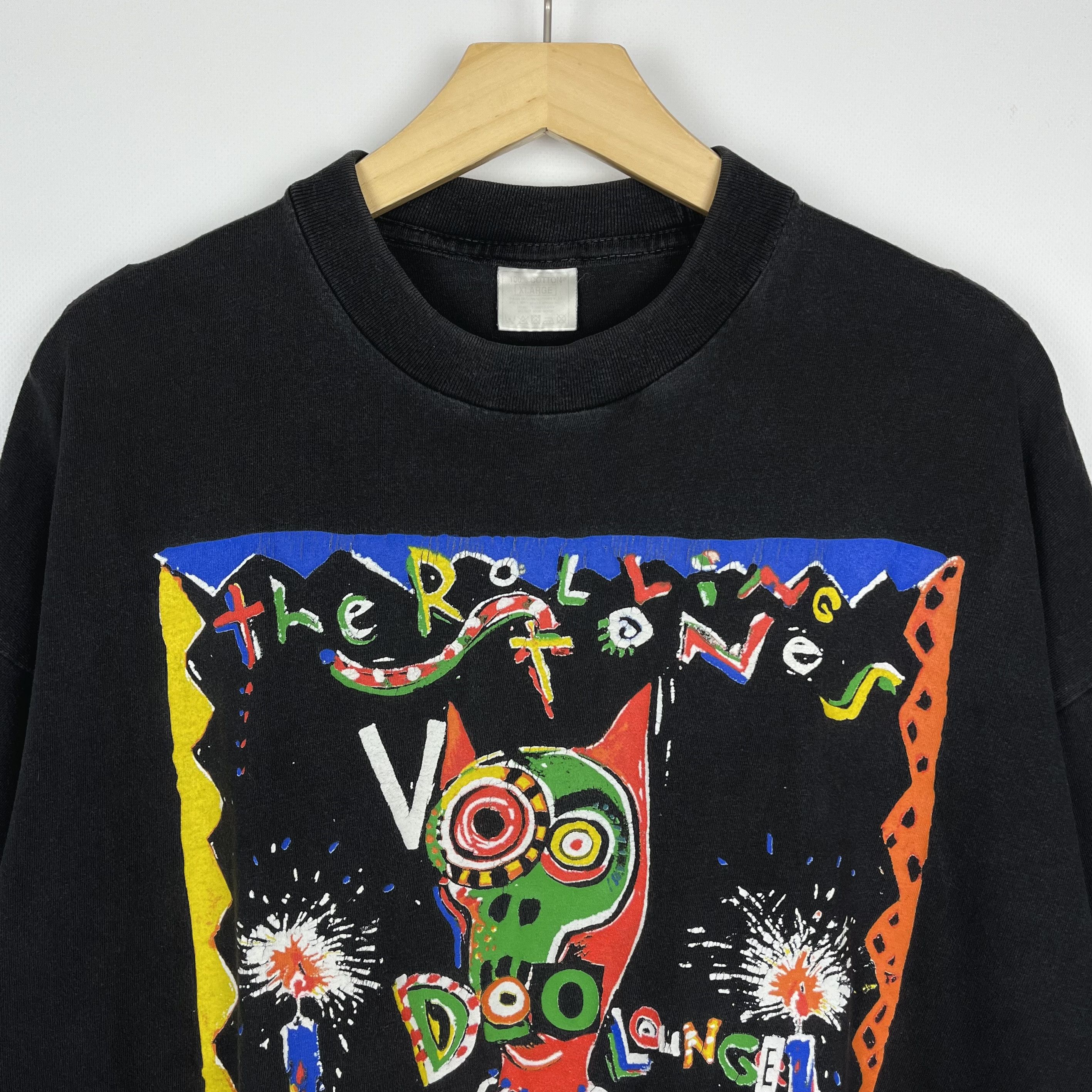 Band Tees Vintage Rolling Stones Voodoo Lounge Tour T Shirt 1995 Size US XL / EU 56 / 4 - 6 Thumbnail