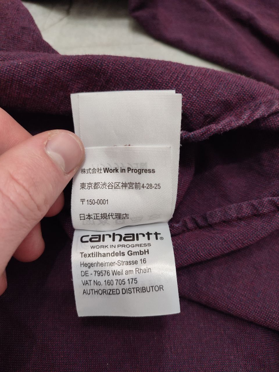 Carhartt Carhartt WIP regular work shirt burgundy colorful M size Size US M / EU 48-50 / 2 - 14 Thumbnail