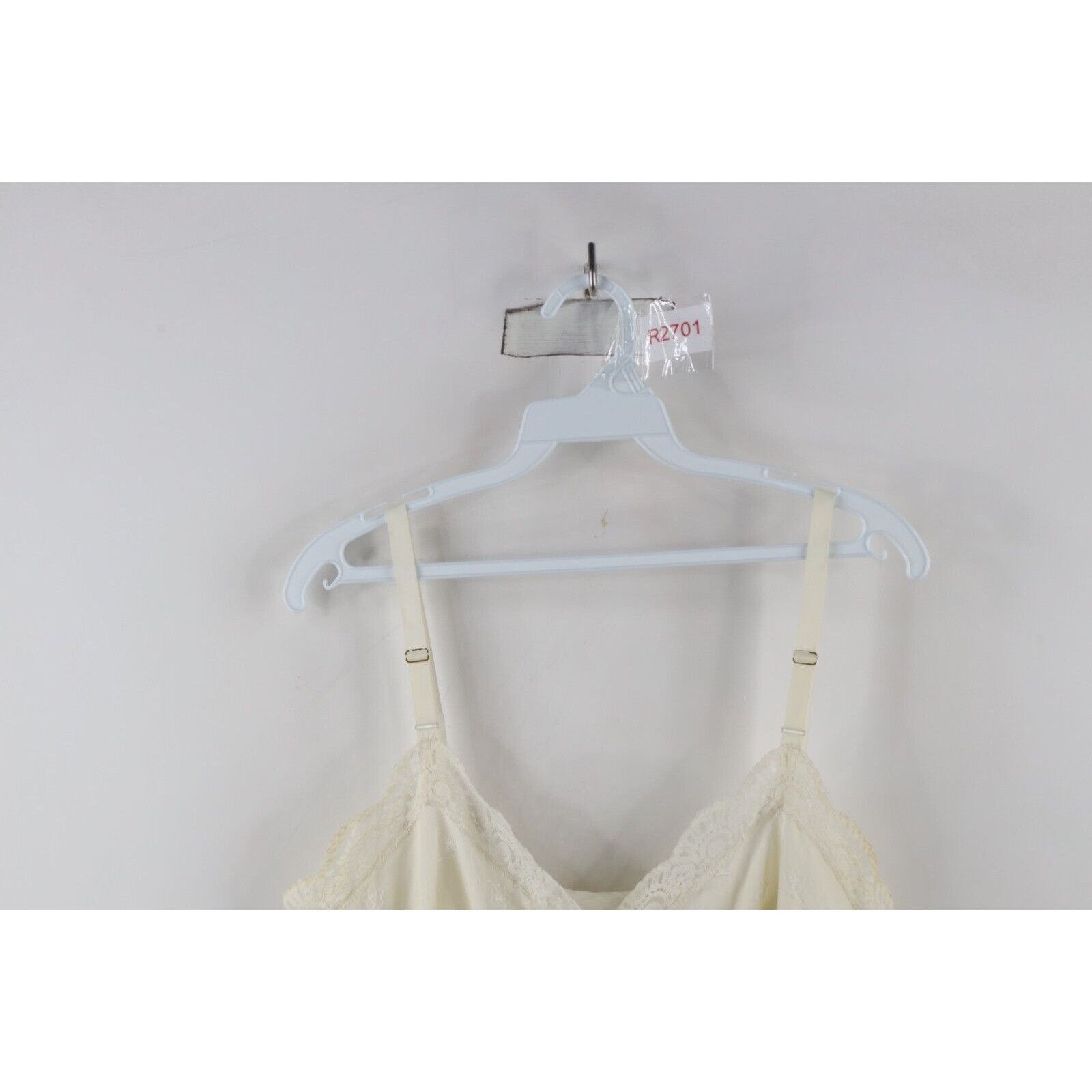 Vintage Vintage 70s Flower Lace Nightgown Sleep Slip Shirt Size S / US 4 / IT 40 - 2 Thumbnail
