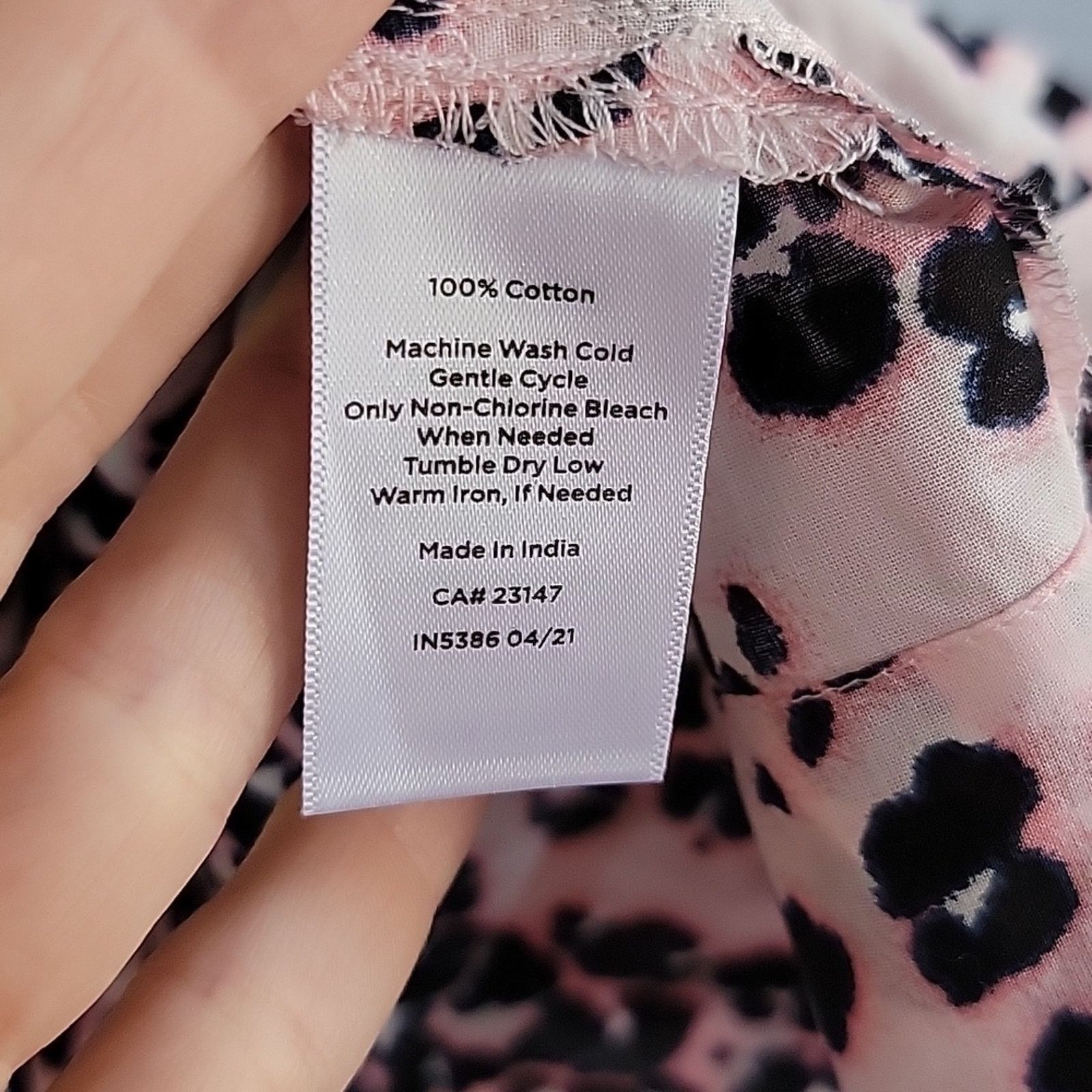 Other Pink Animal Print Sleeveless Blouse Size Medium Size M / US 6-8 / IT 42-44 - 6 Thumbnail