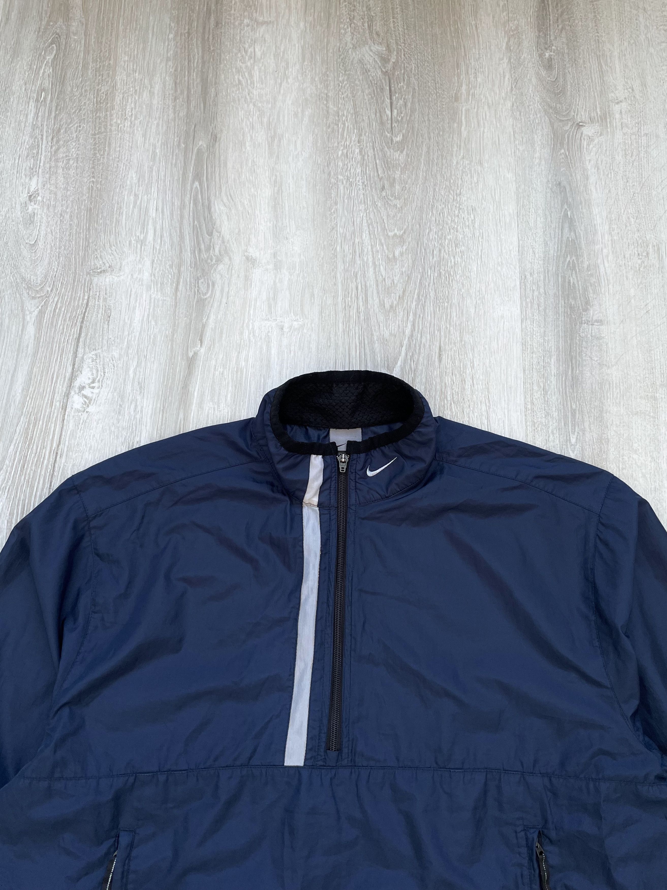 Nike Vintage 90s Nike Neck Swoosh Light Jacket Size US L / EU 52-54 / 3 - 2 Thumbnail