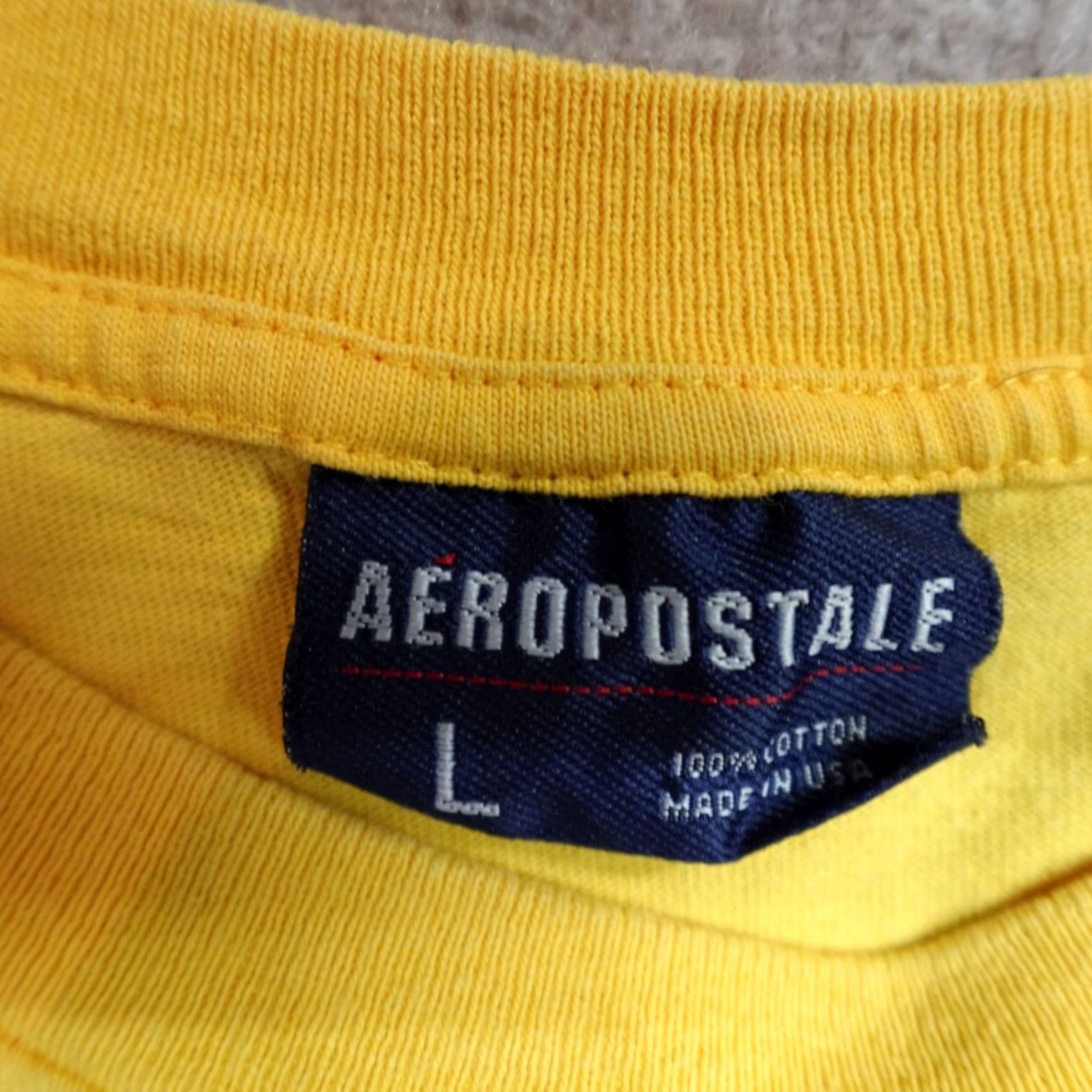 Vintage VINTAGE Aeropostale Shirt M Yellow Double Sided USA Made Fiji Surf Y2K Mens Shirt Size US M / EU 48-50 / 2 - 4 Thumbnail