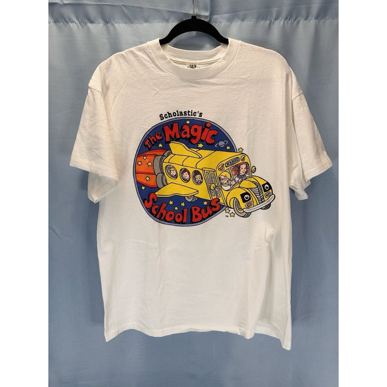 Other Vintage 90s PBS Magic School Bus Graphic T-Shirt XL USA Made Size US XL / EU 56 / 4 - 2 Thumbnail