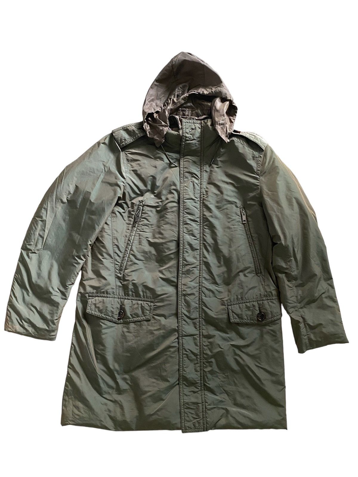 Burberry × Vintage Rare Burberry London Nylon Jacket Hoodie Check nice design Size US L / EU 52-54 / 3 - 4 Thumbnail