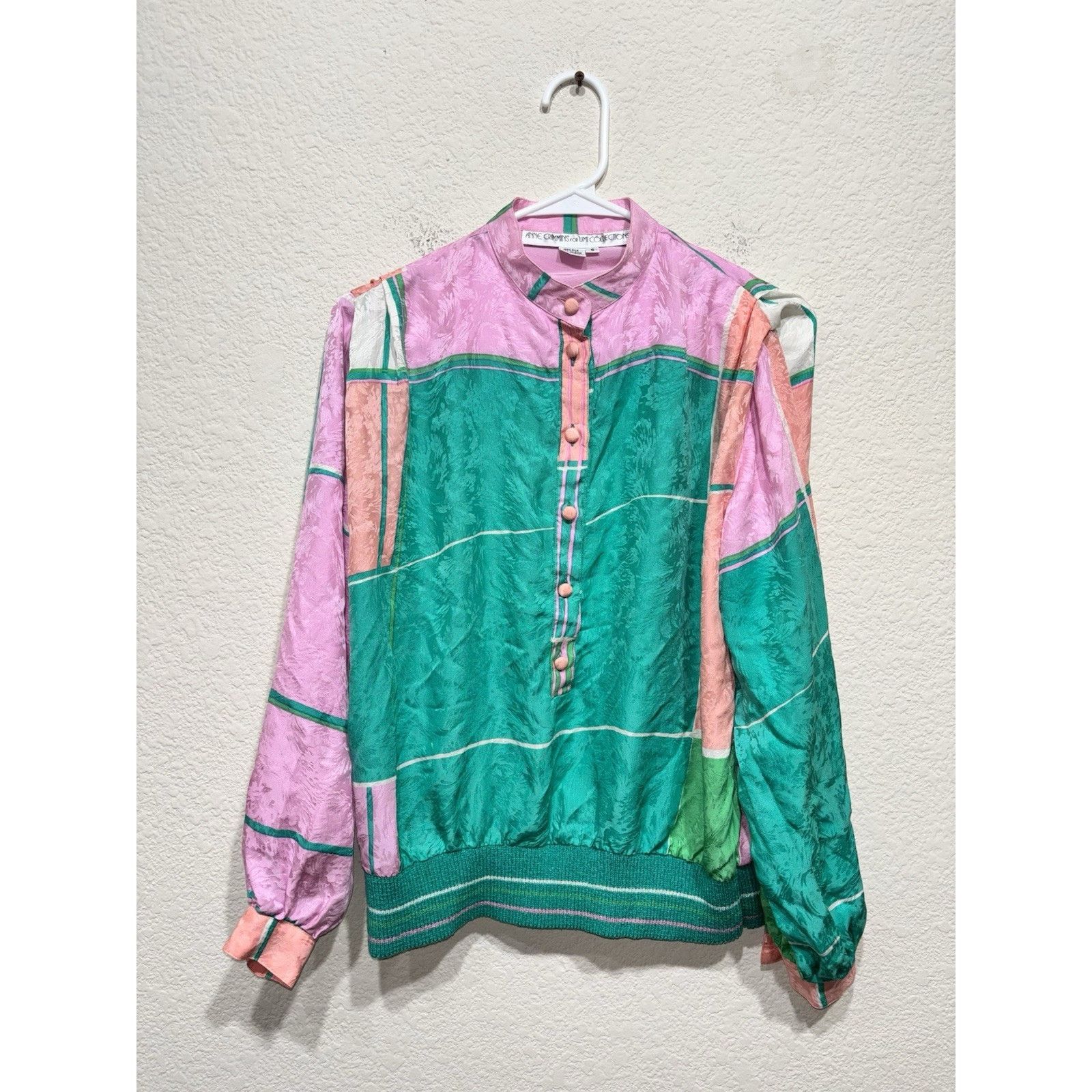 Other Anne Crimmins for Umi silk jacket sweatshirt 80s Late 70s Size M / US 6-8 / IT 42-44 - 1 Thumbnail