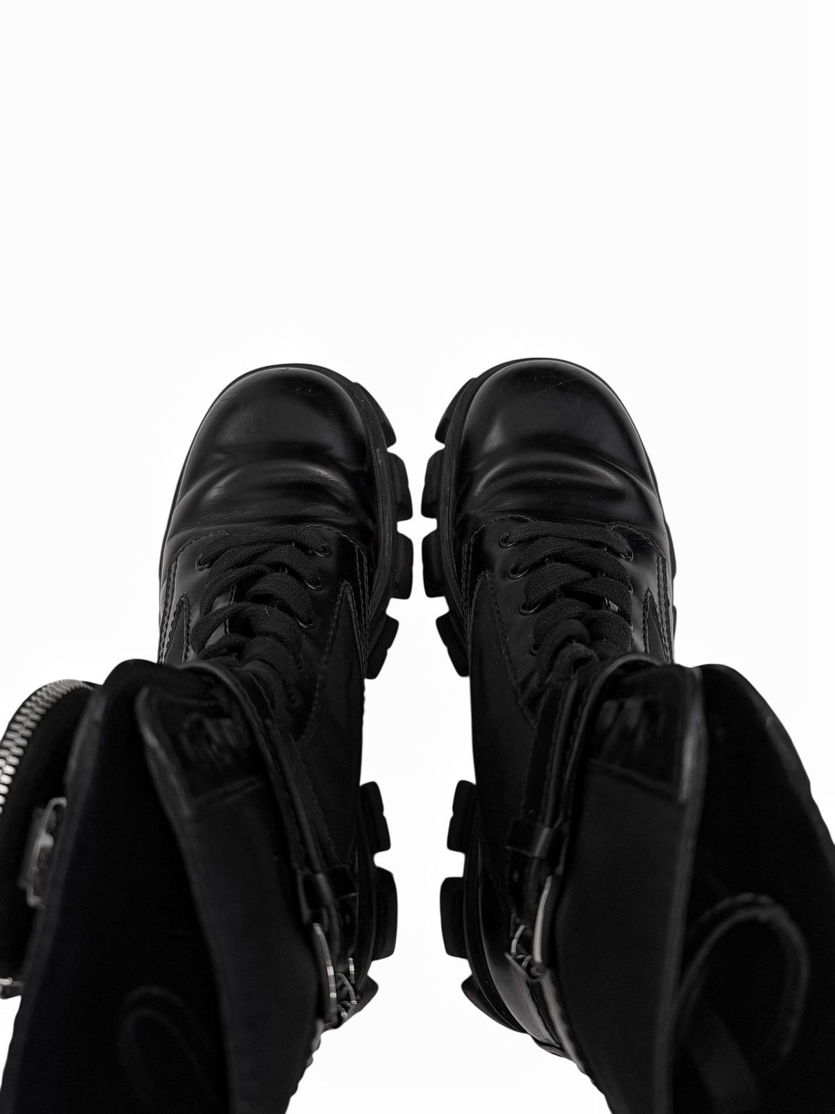 Prada Extralight Cargo Monolith High Renylon Boot Size US 9 / EU 42 - 12 Thumbnail