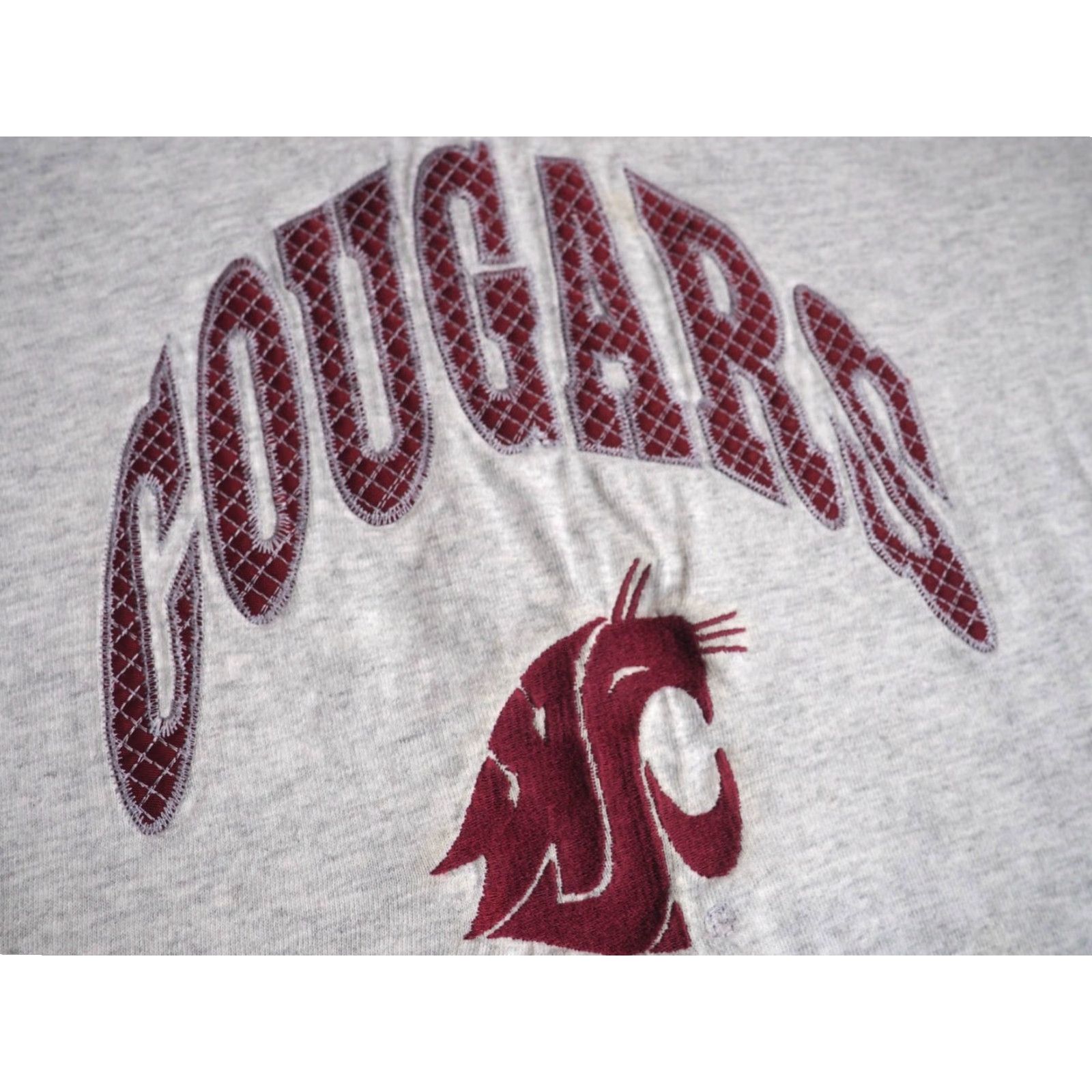 Vintage VTG 90s Legends WSU Washington State Cougars Sewn USA Gray Tee Shirt L Unisex Shirt 1990s Graphic Cotton USA Gray Size US L / EU 52-54 / 3 - 5 Thumbnail
